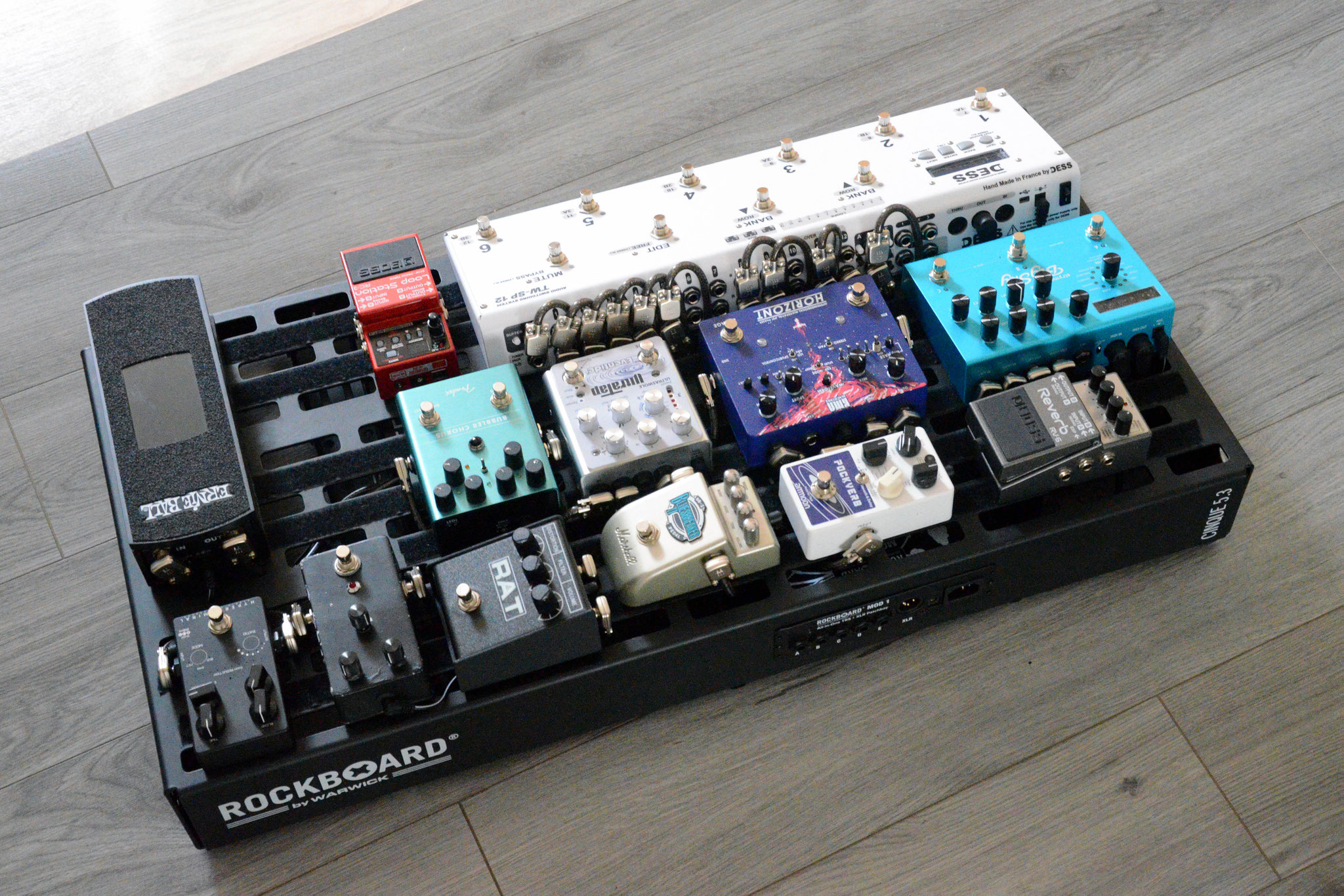 Câblage pedalboard by DESS, Made in France