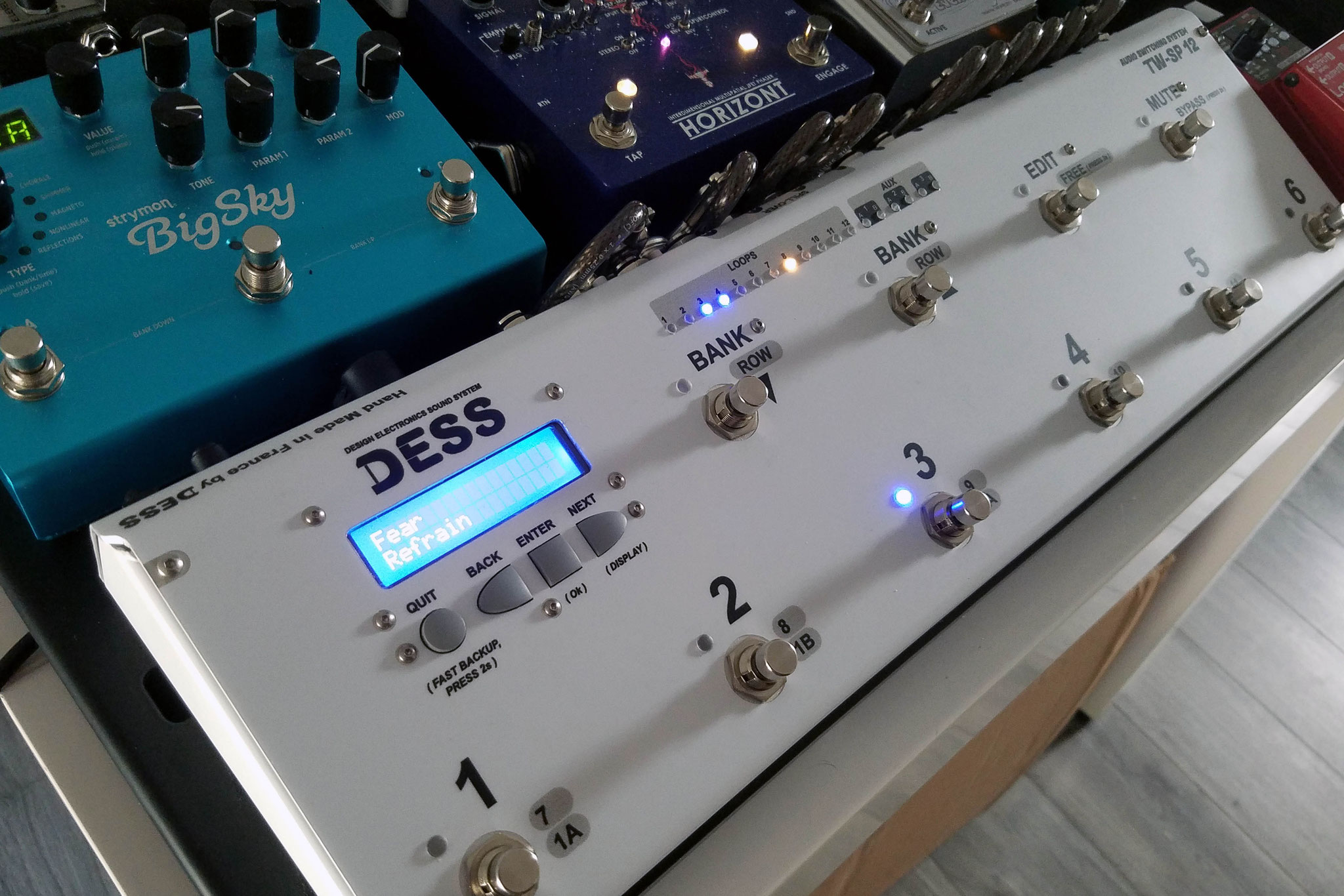 Câblage pedalboard by DESS, Made in France