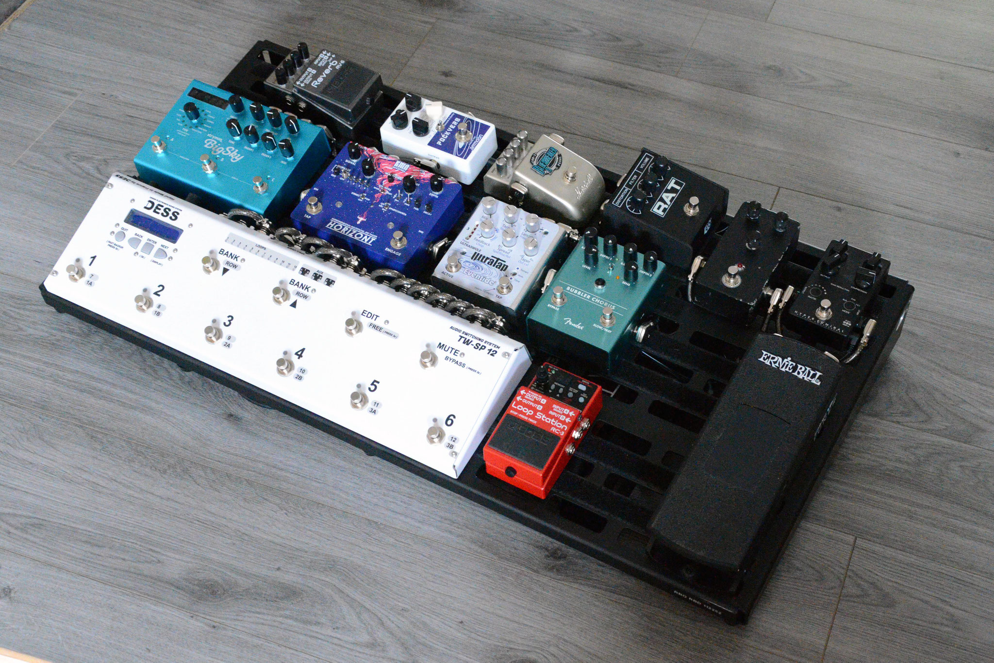 Câblage pedalboard by DESS, Made in France