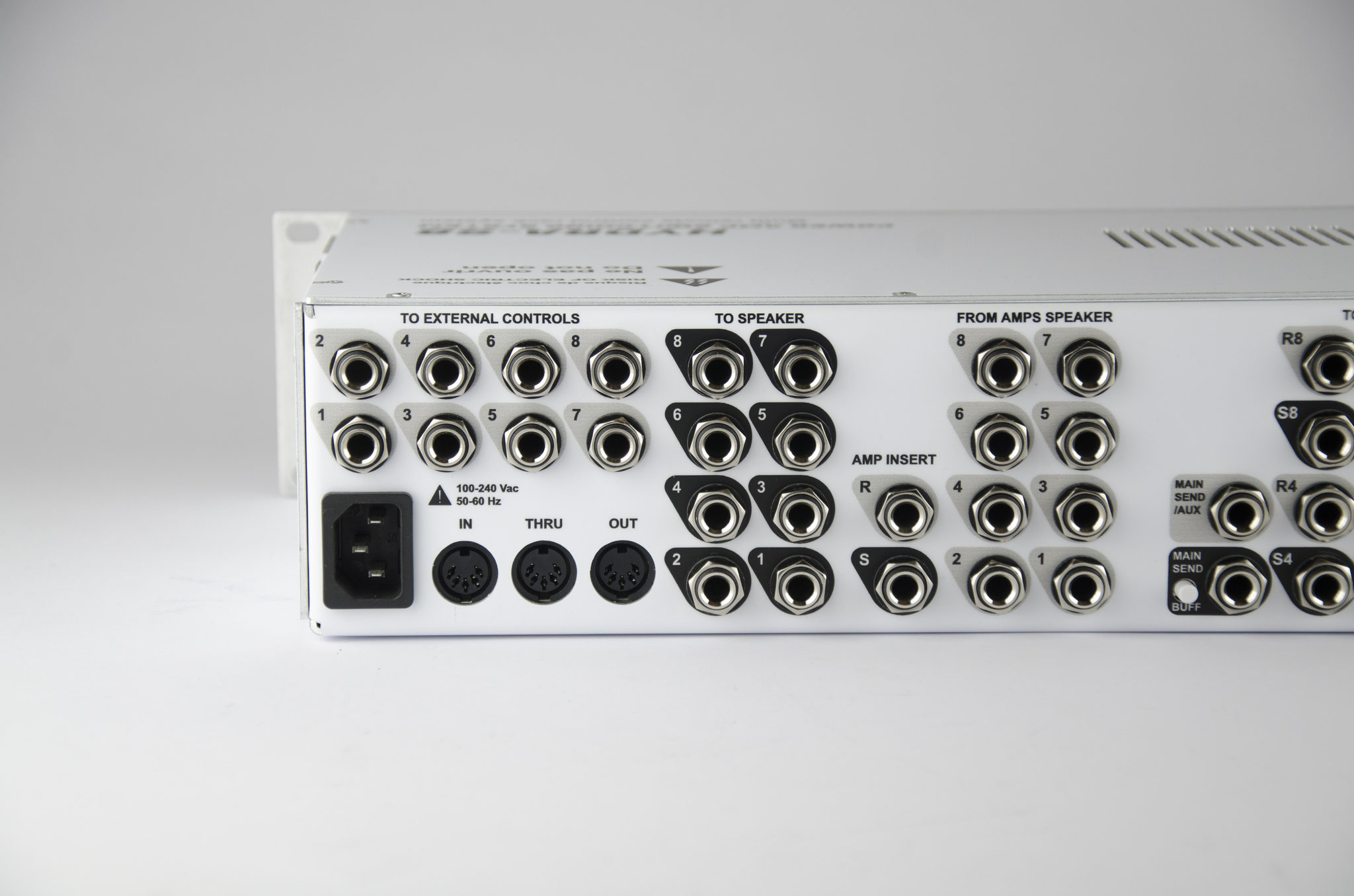Hydra-S8, Sélecteur d'ampli 8 voie, 8 Hp, 8 FX Loop, Insert Loadbox