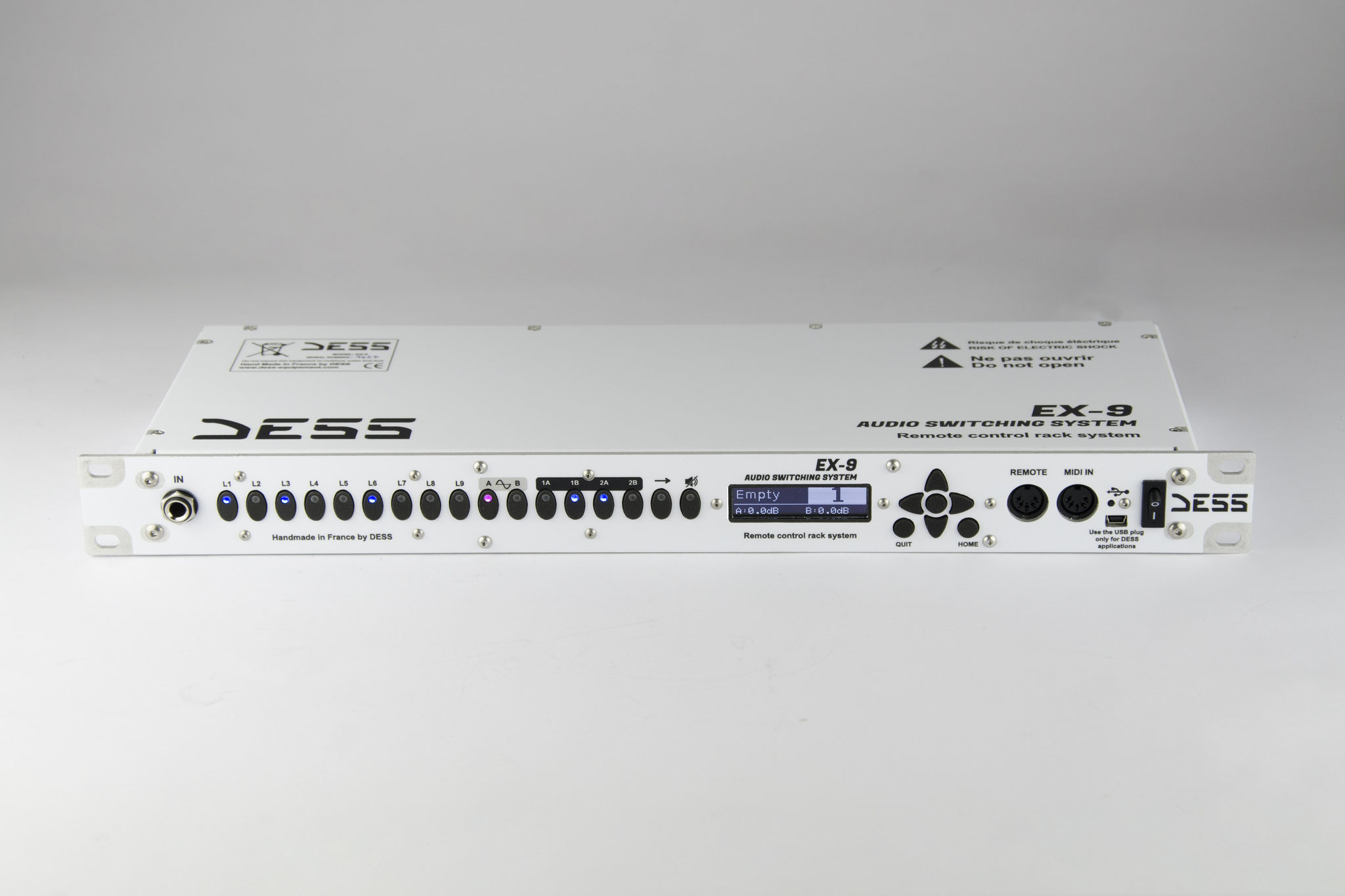 EX-9, Switcher d'effet 9 Canaux, guitare, Midi, Tuner, ABY Box, Switching System, DESS