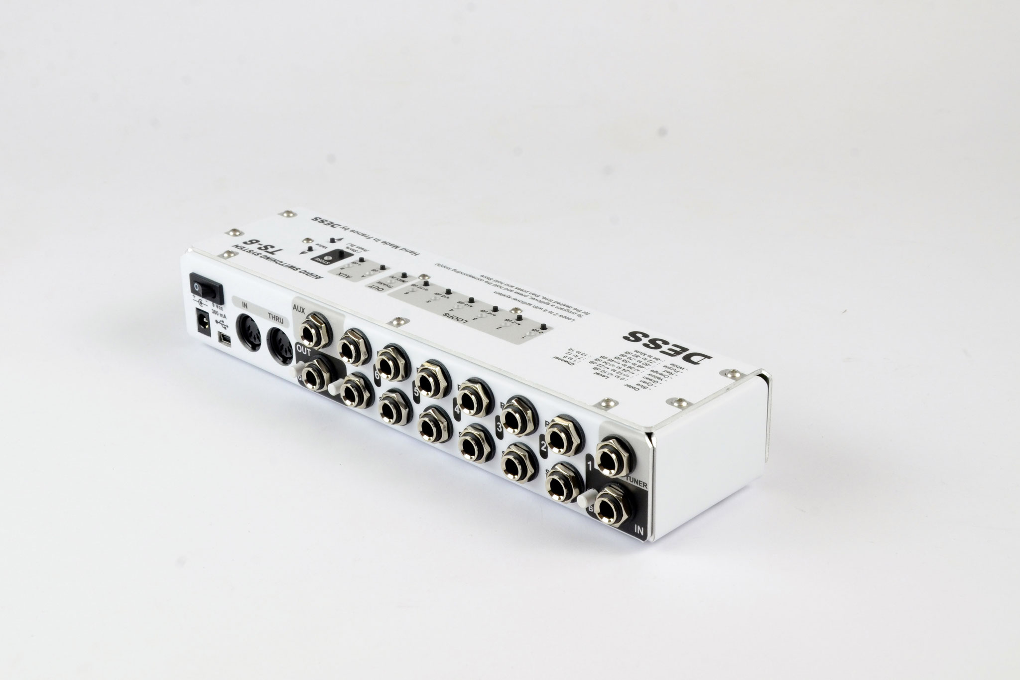 TS-6, Audio Switching System, Switcher 6 Loop, Midi, Tuner..