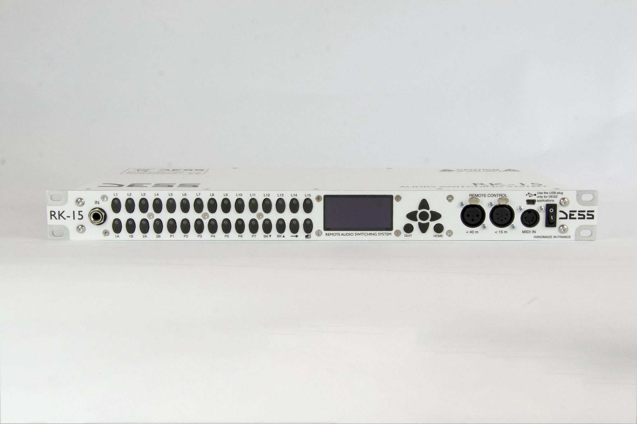 RK-15, Switcher d'effet en Rack, Midi, Switching System, DESS, Switching system