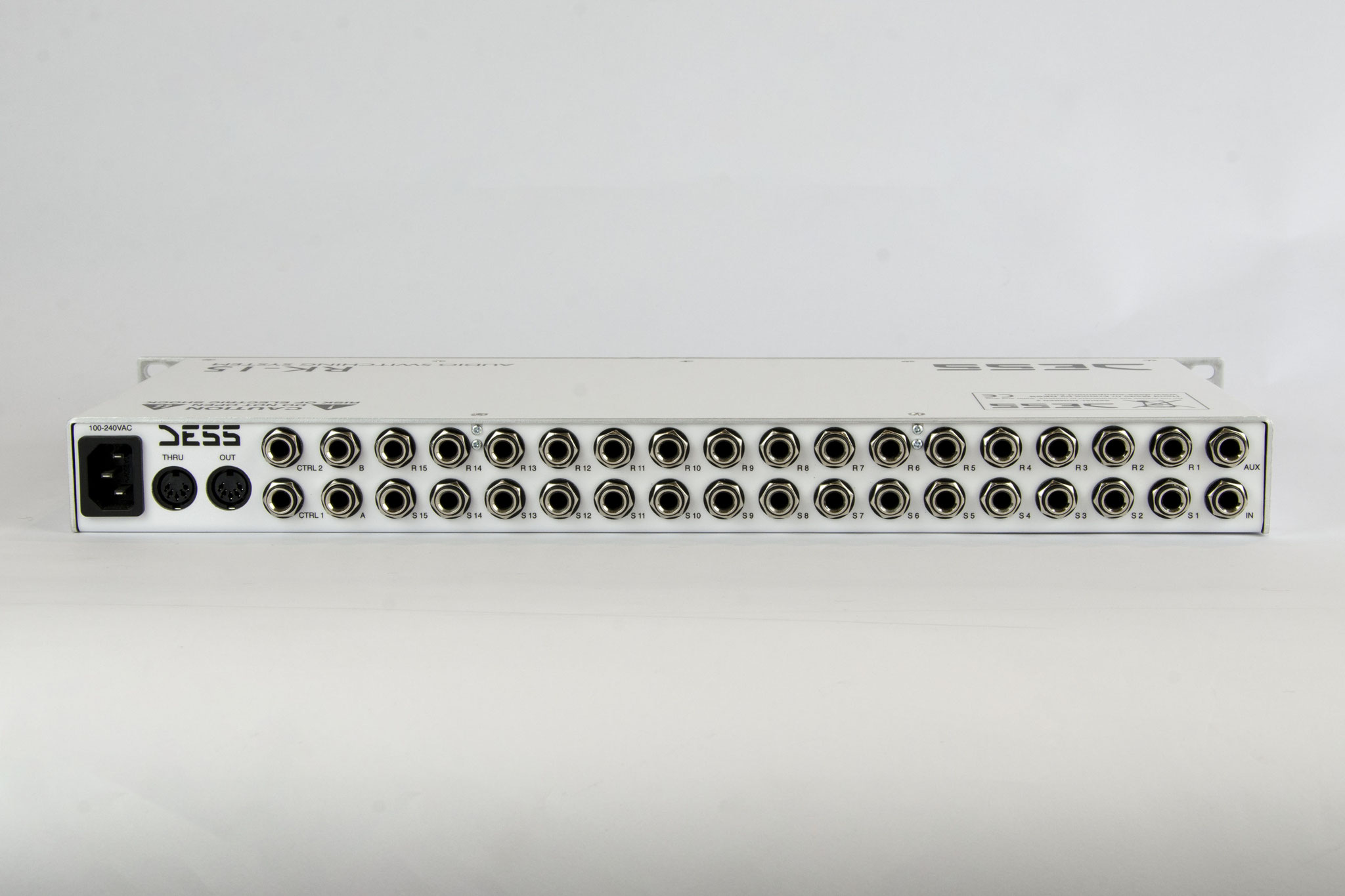 RK-15, Switcher d'effet en Rack, Midi, Switching System, DESS, Switching system