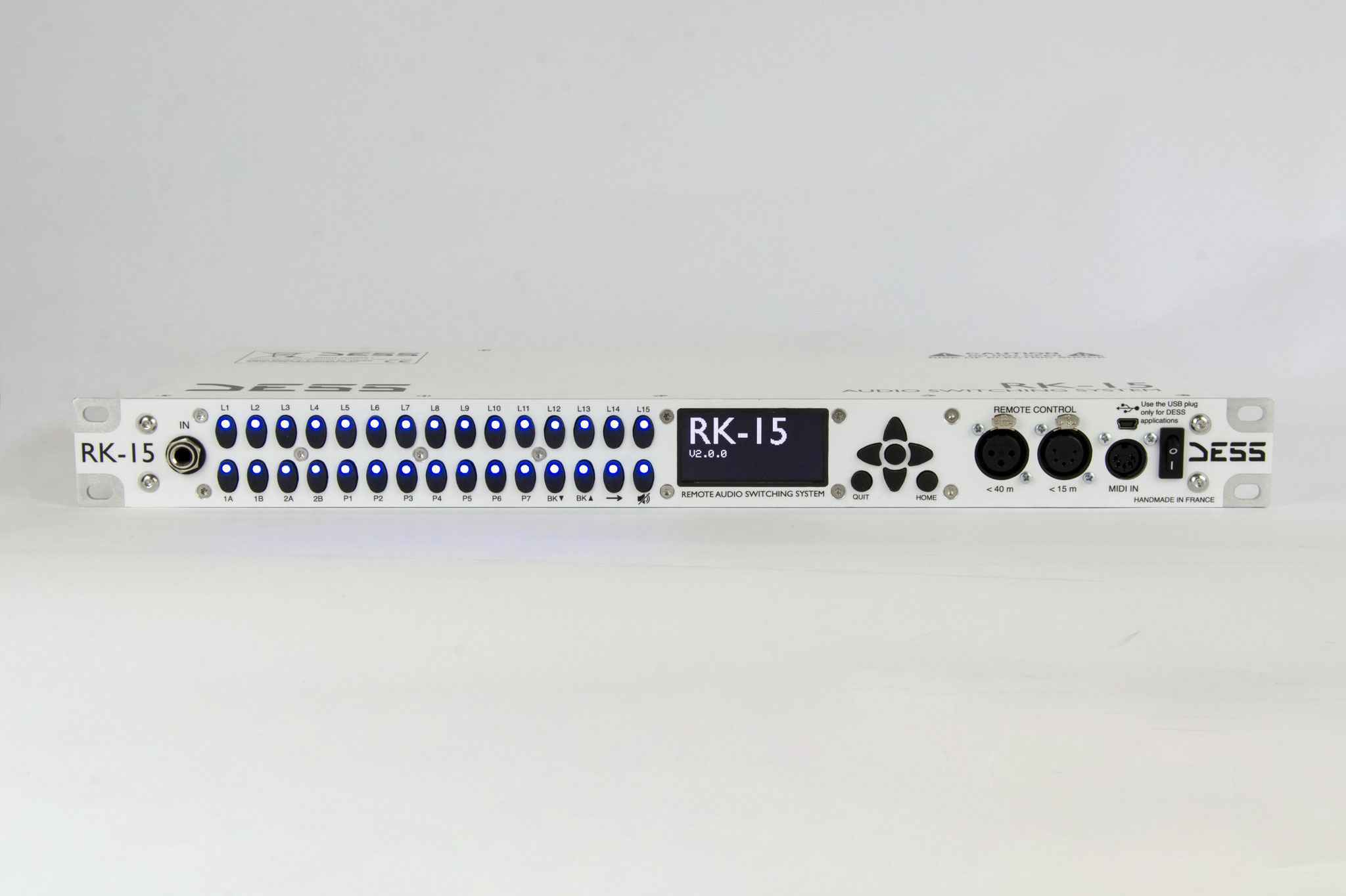 RK-15, Switcher d'effet en Rack, Midi, Switching System, DESS, Switching system