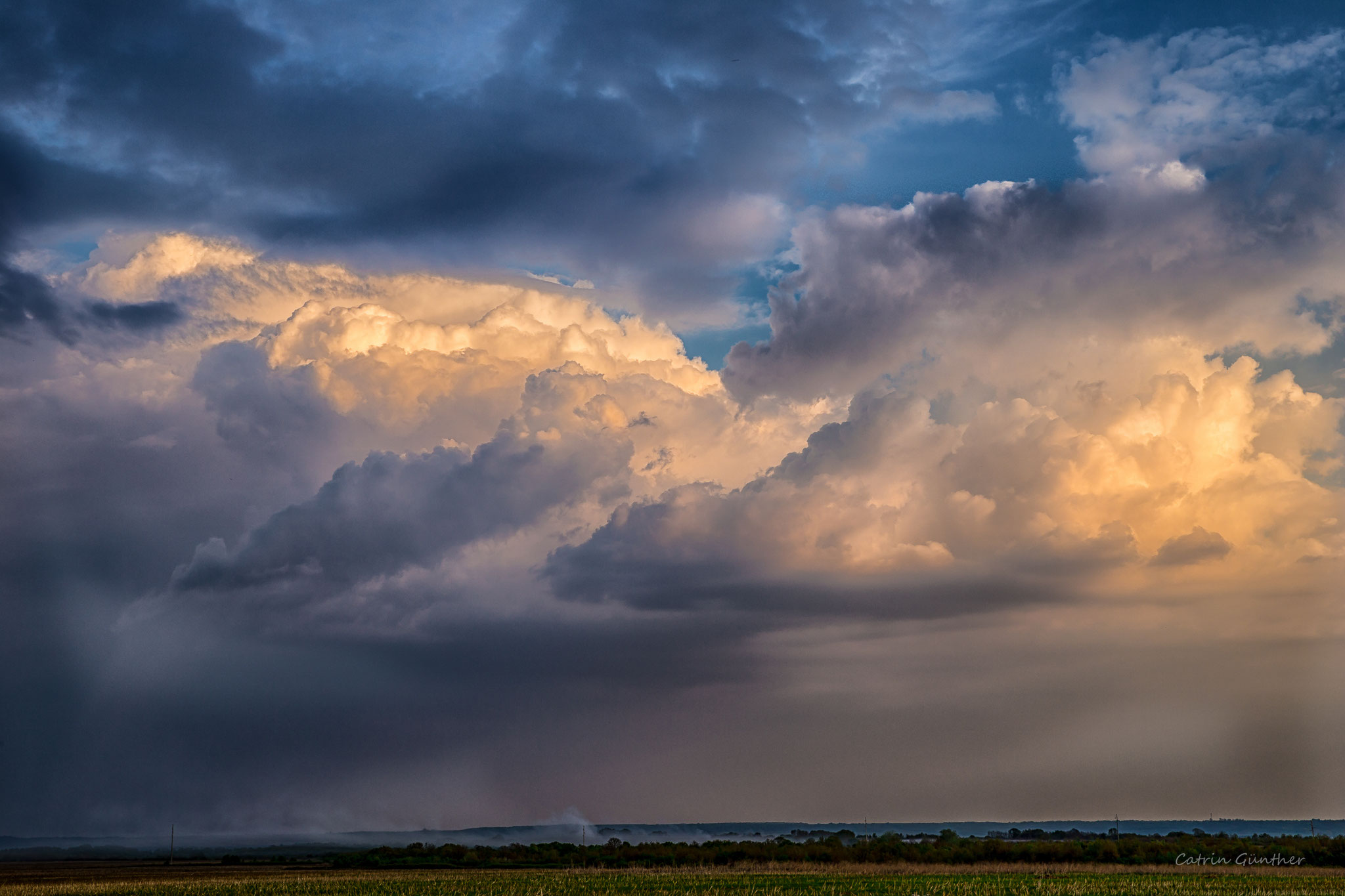 cloudscape in Istria