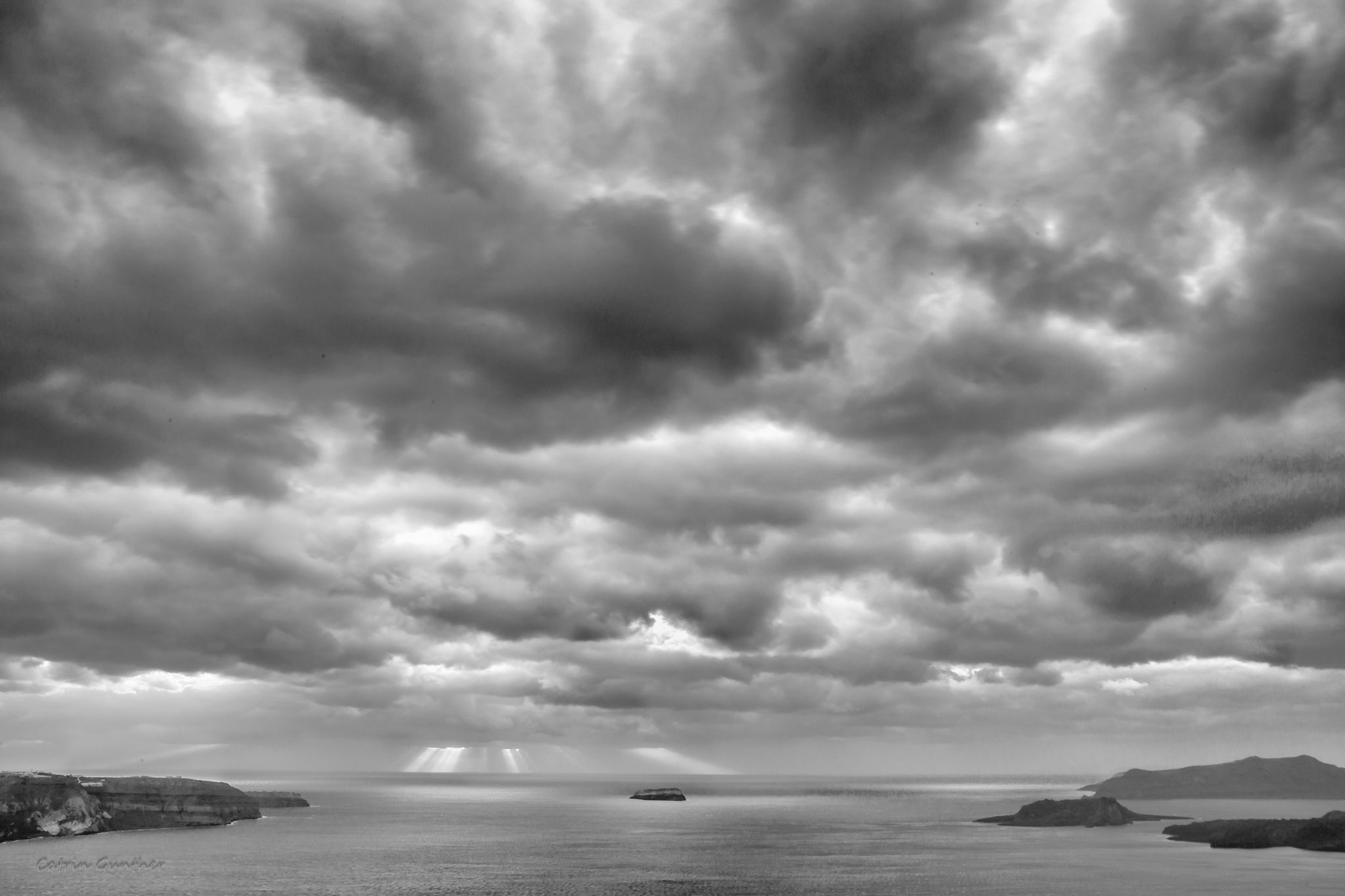 cloudscape over the Caldera