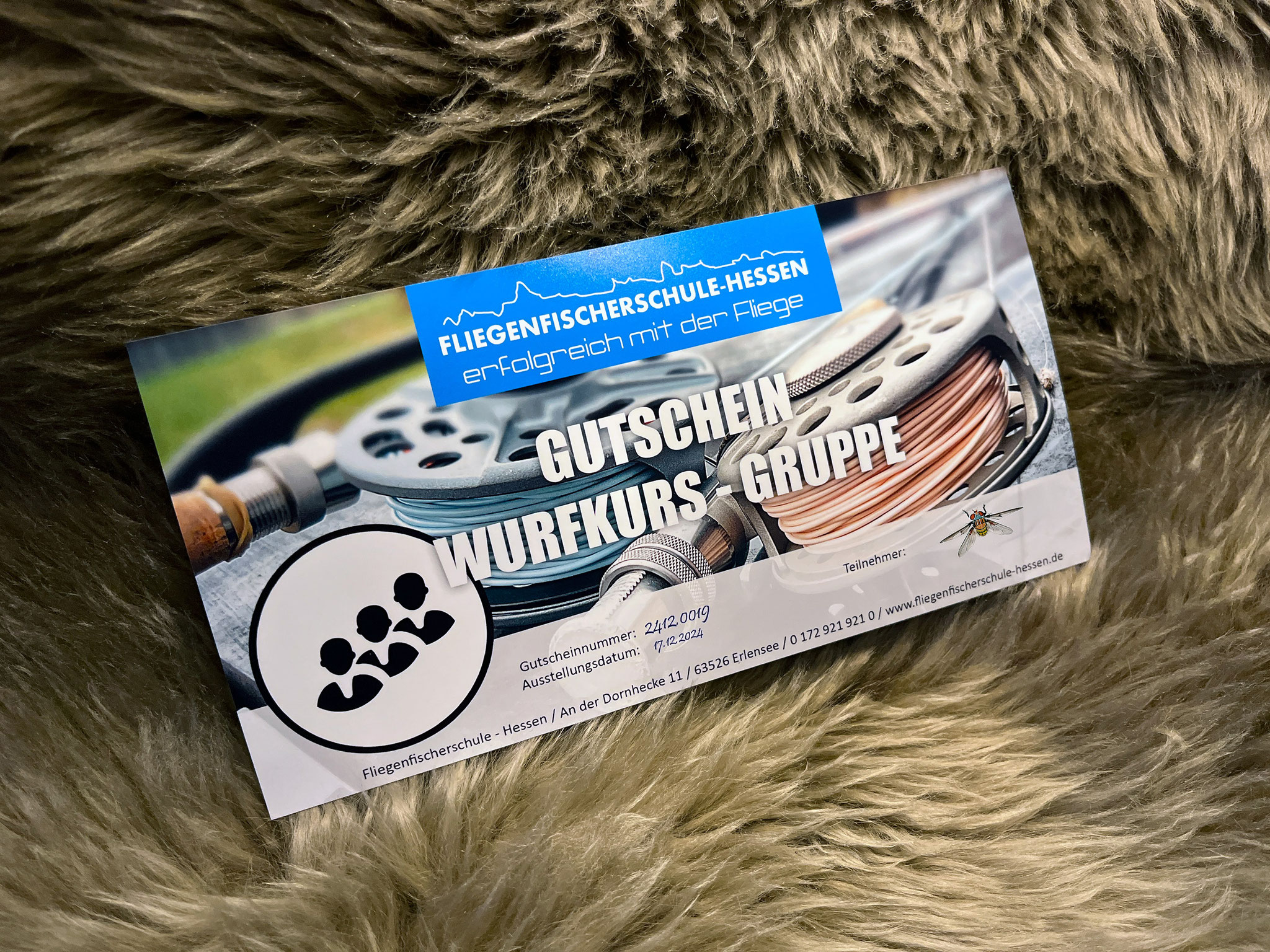 Gutschein Fliegenfischer Kurs / Beispielfoto