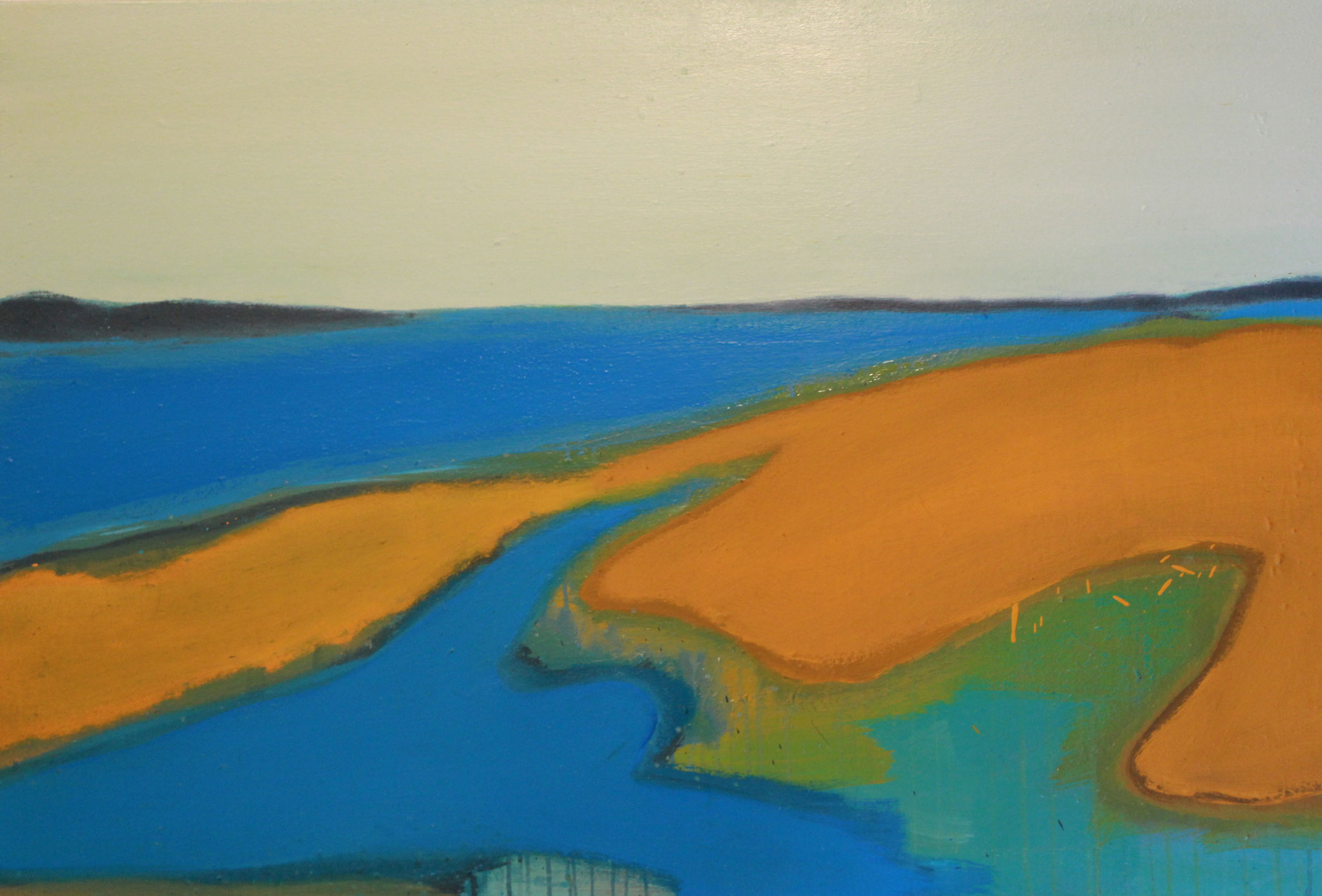 "Strand Nr.2" / "Beach No.2" / 85cm x 65cm / 33inch x 25inch