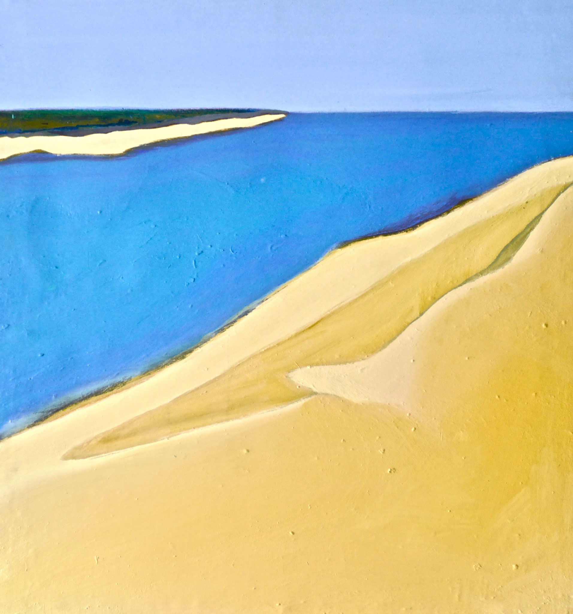 "Strand Nr.1" / "Beach No.1 / 70cm x 75cm / 27inch x 29inch