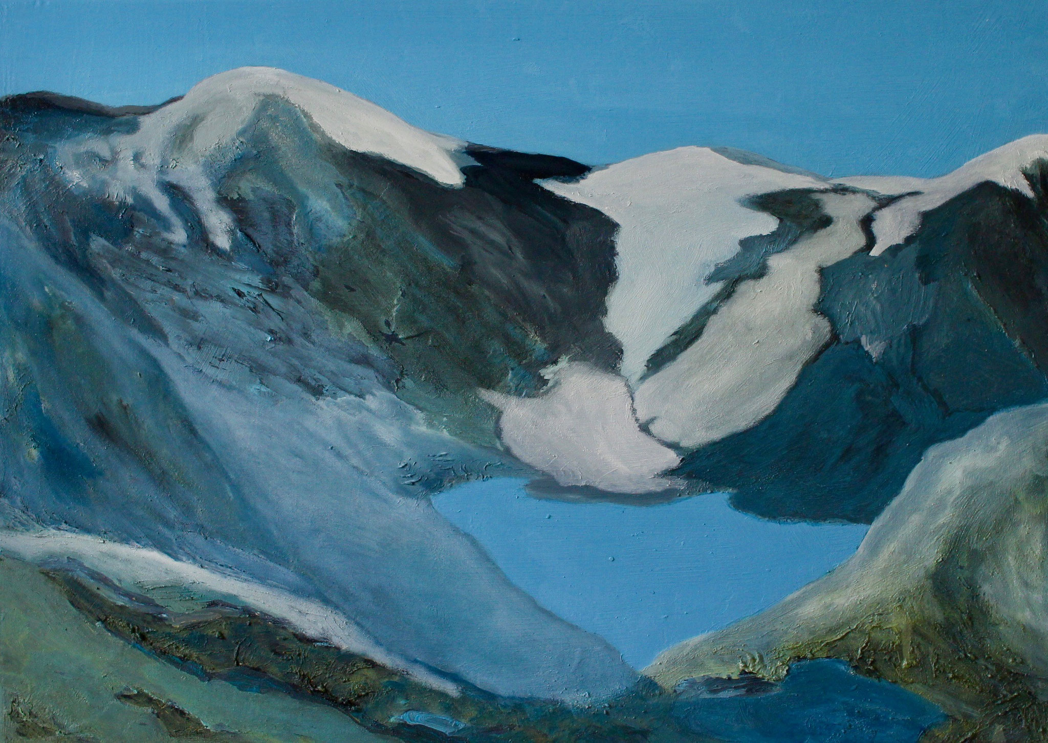 "Nordische Kombination 13" / "Nordic Combination 13" / 70cm x 50cm / 27 x 20inch