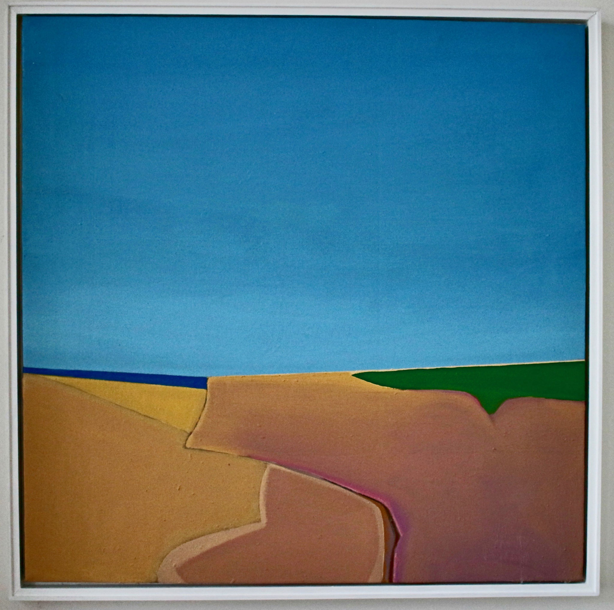 The Silence by the Sea Pt.Three / Oil on Canvas / 80 x 80cm / 32 x 32inch