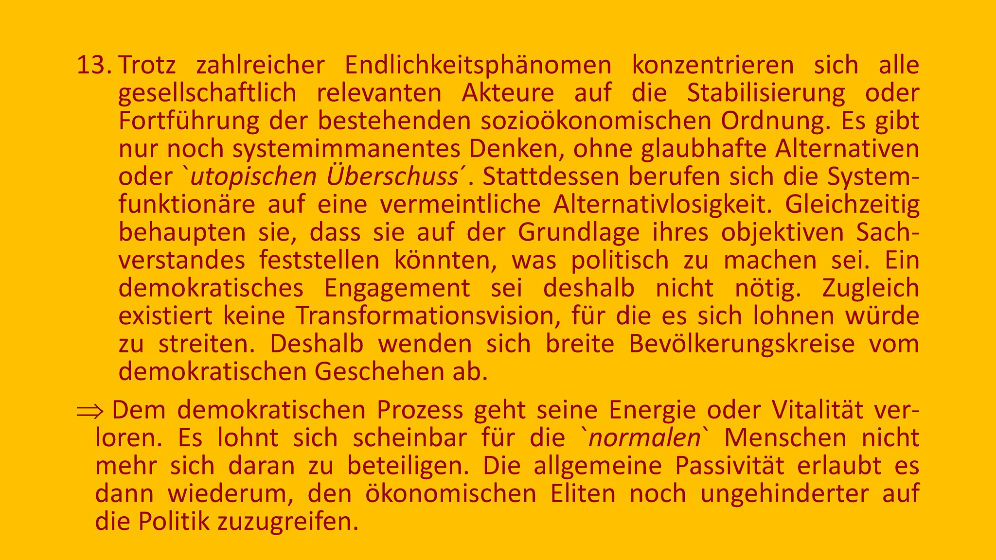 13 Gefahren für die Demokratie und mögliche Szenarien - borna-denkt-mits Webseite!