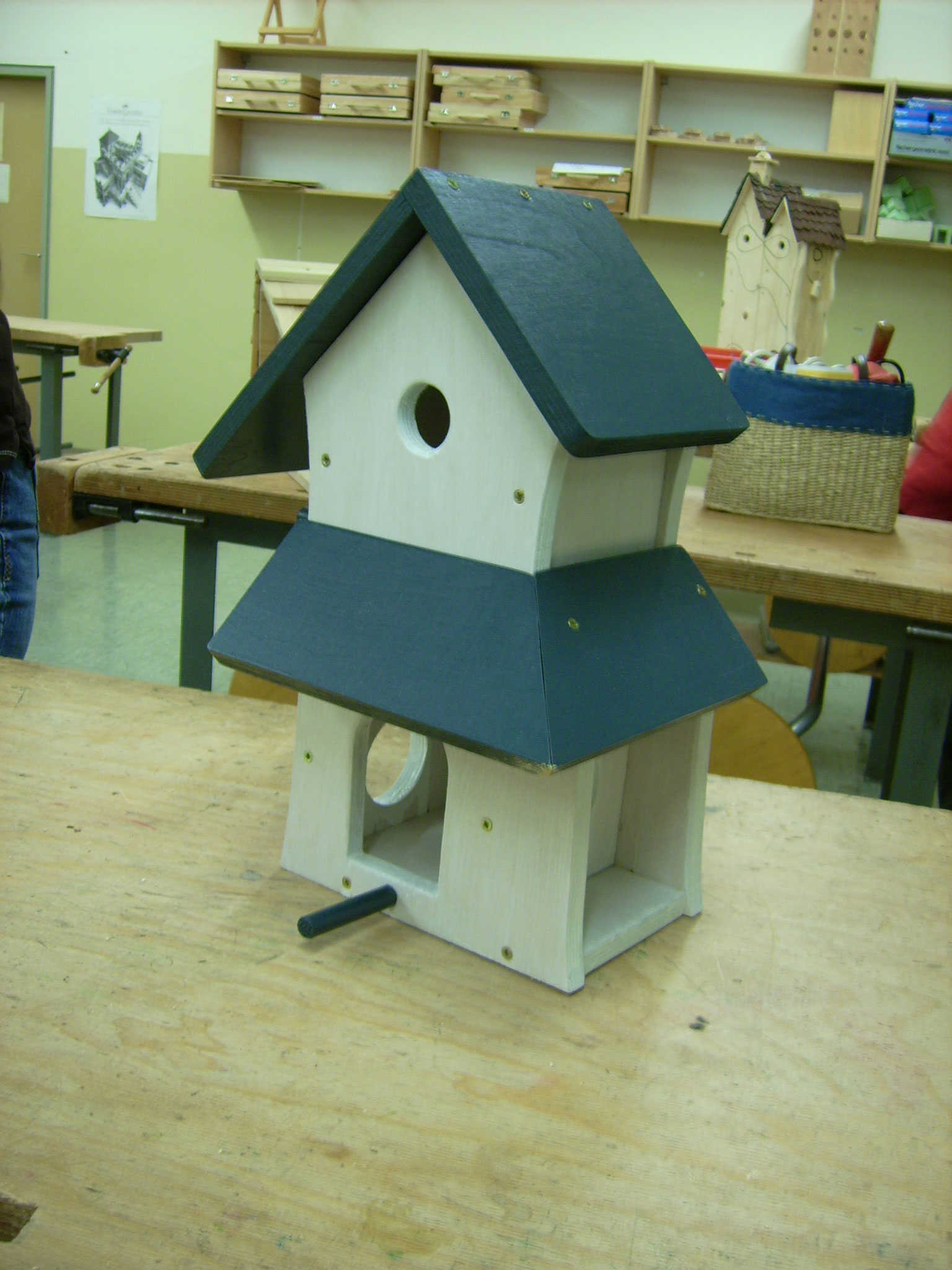 Kurs Vogelhäuser Haus eines Teilnehmers