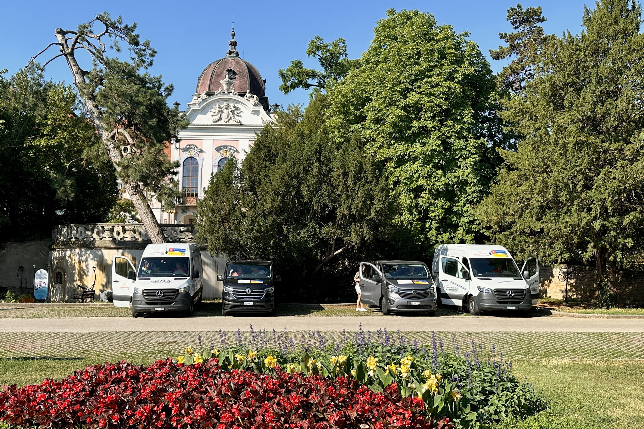 Am Freitagabend hat unsere Crew im schönen Gödöllö übernachtet.