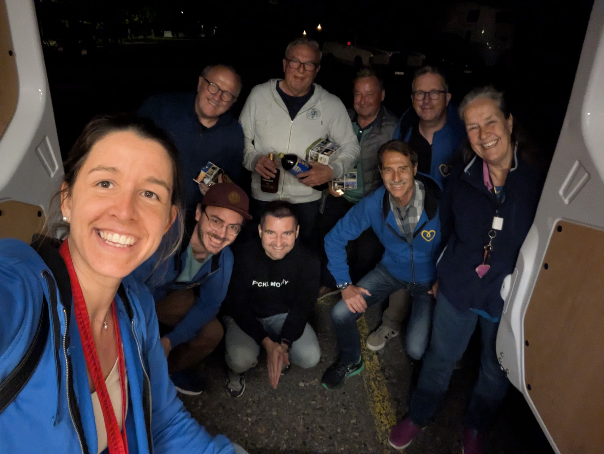 Spät abends kehrte die Crew müde aber zufrieden zurück in die Schweiz.