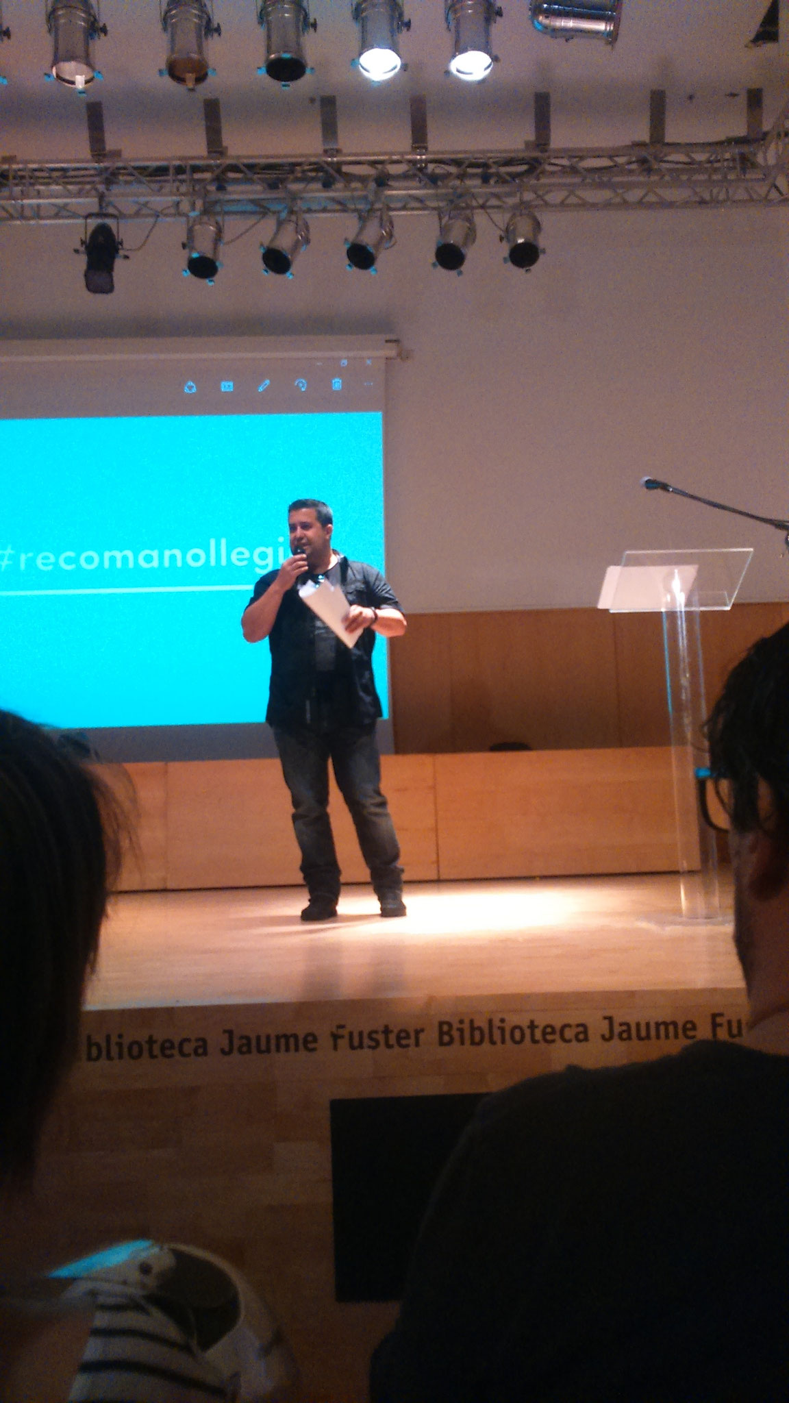 Ricard Ruiz Garzón, membre del jurat #Recomanollegir
