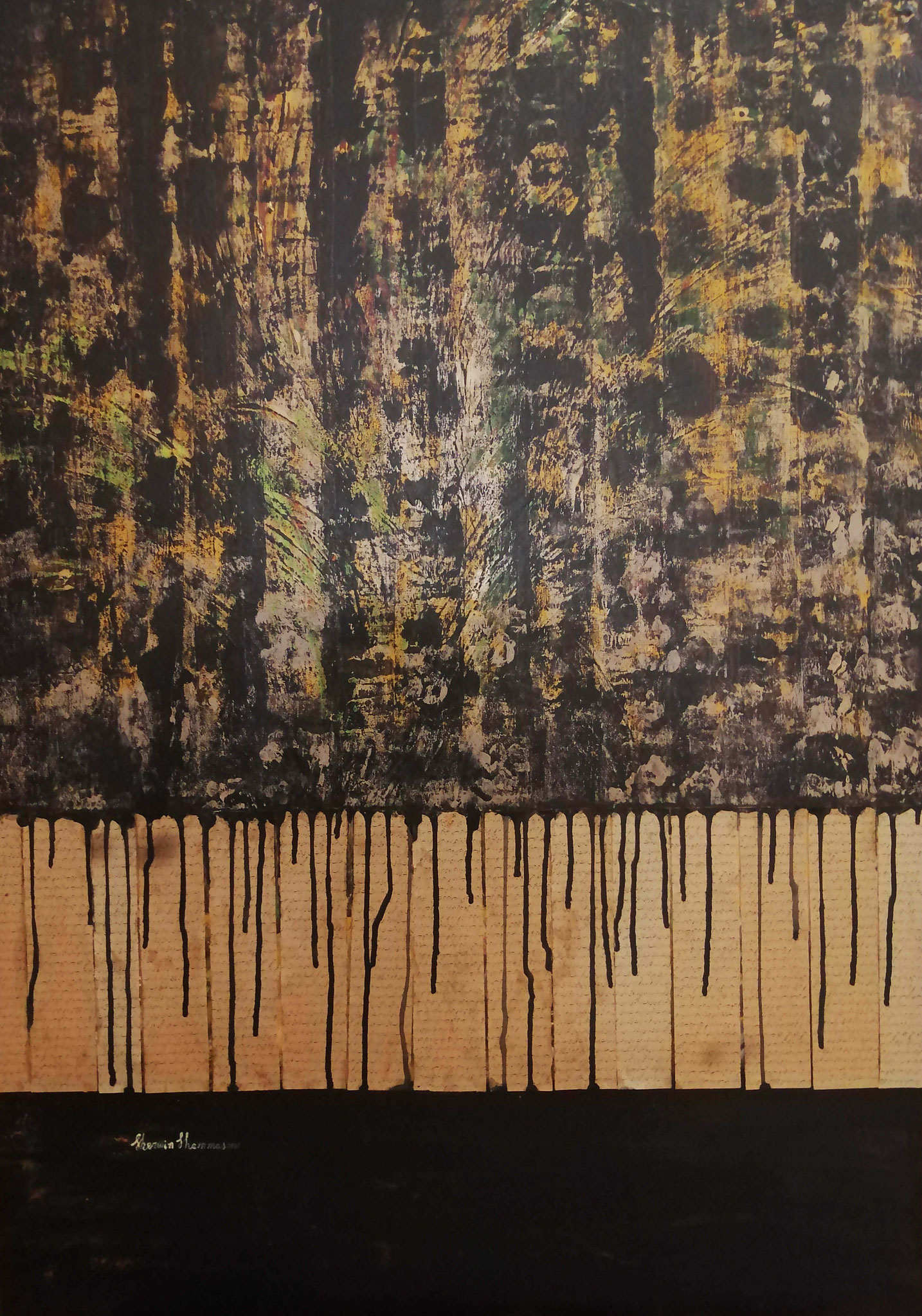 Imaginary memories3- Mixed media on canvas-100x70cm-2021