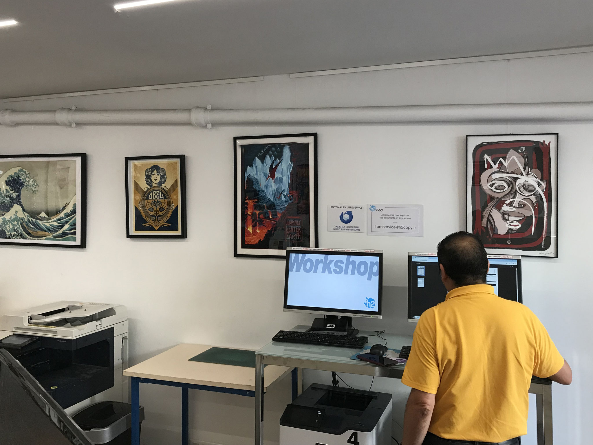 h2copy Montparnasse self-service impression