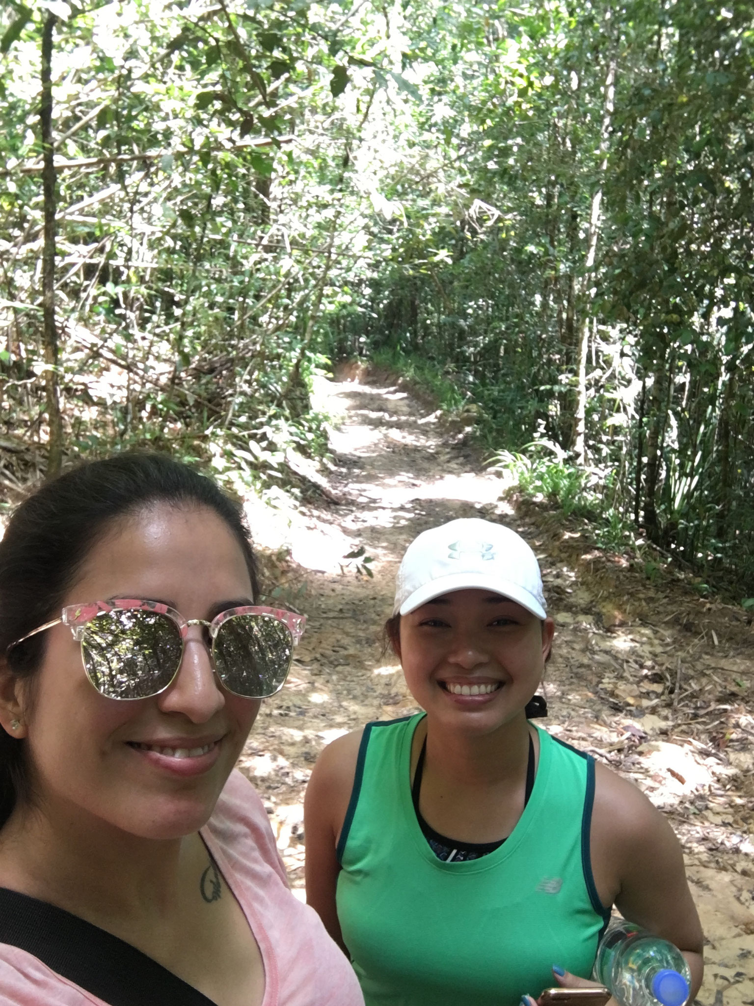 We were still smiling at the beginning 