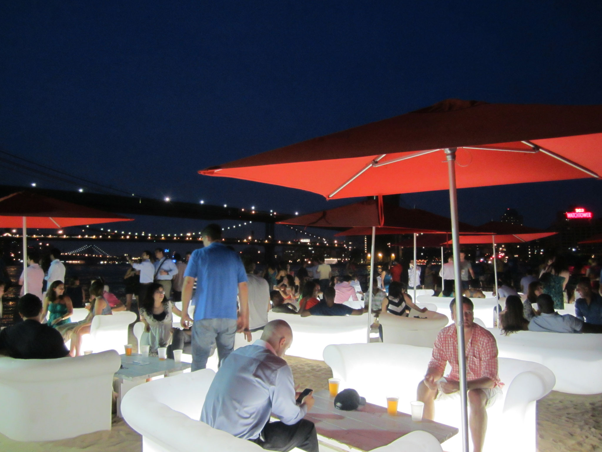 One of my first night out at the Pier 