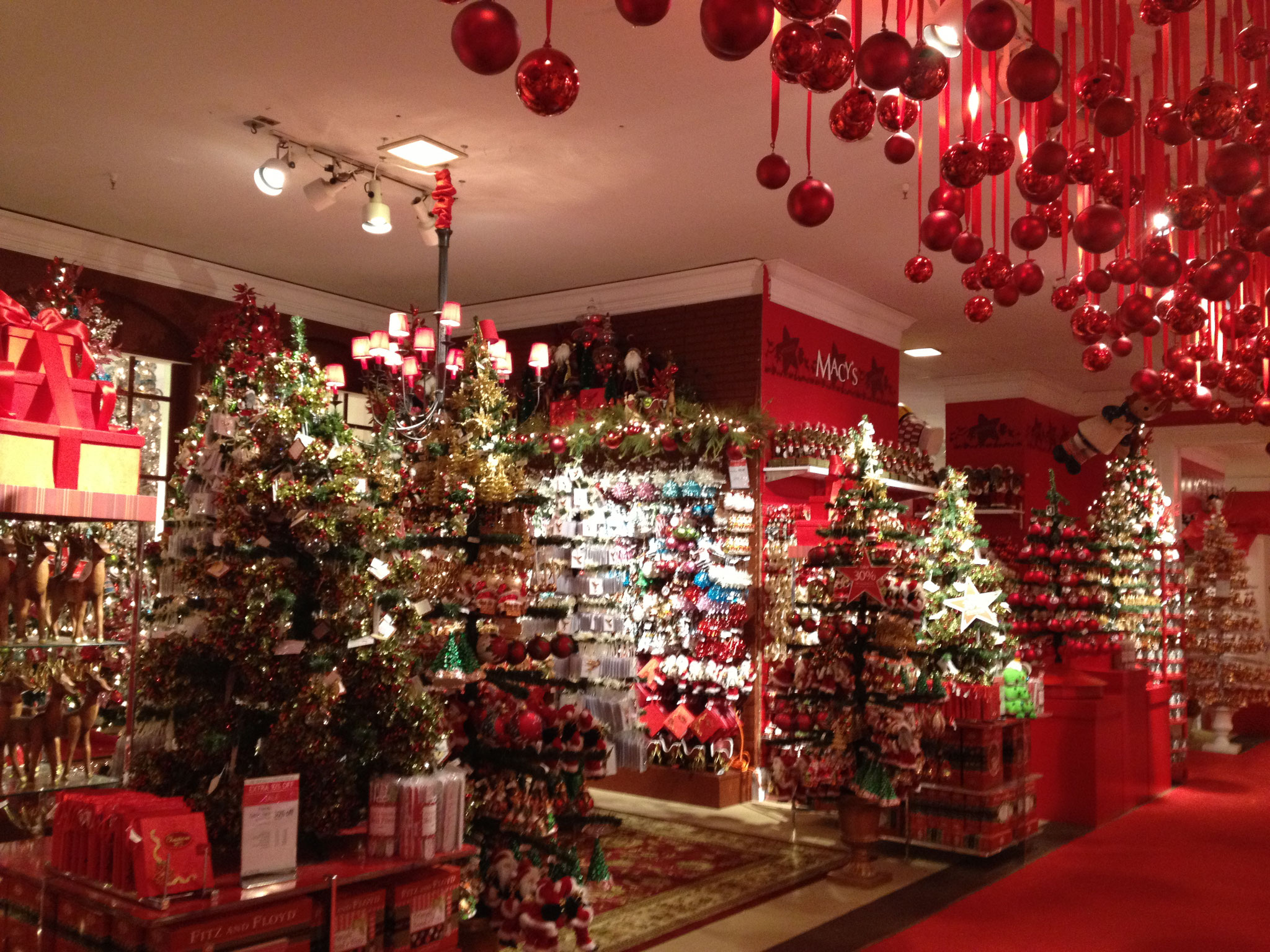 Christmas Deko in Macy's 