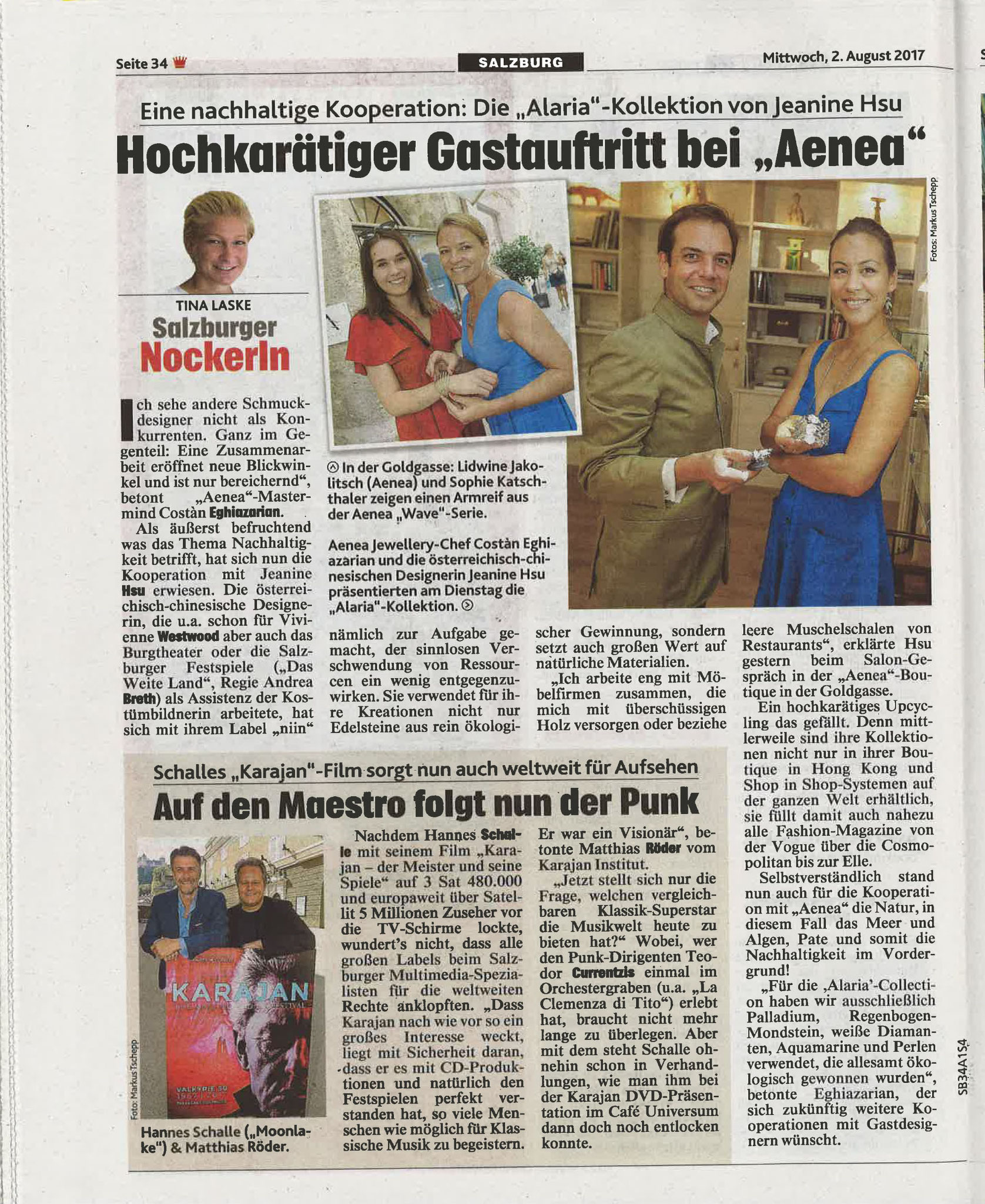 Kronen Zeitung, 2.August 2017