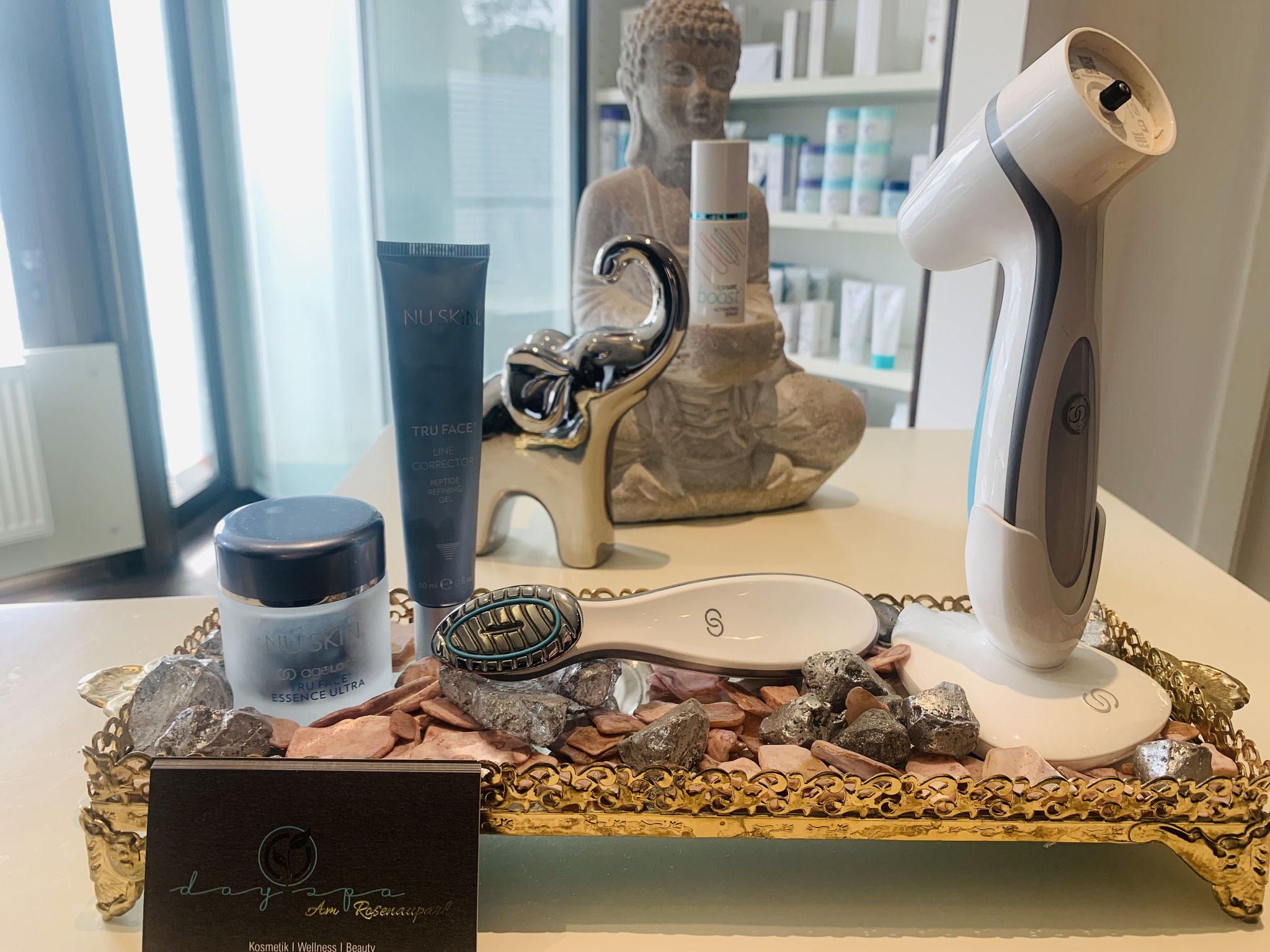 Professionelle Nu-Skin-Anti-Aging-Behandlung im Day Spa am Rosenaupark Nürnberg.