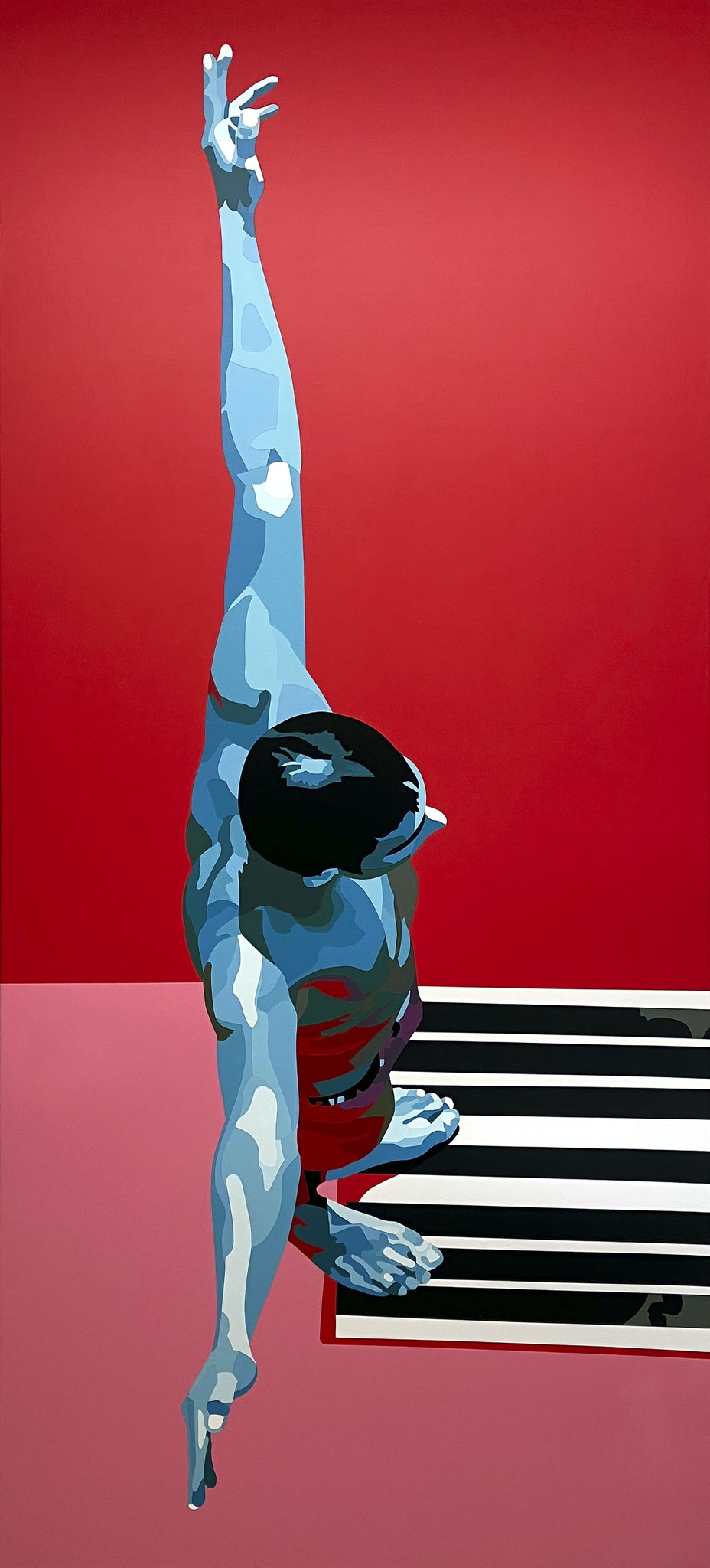 Springer II  2024  -  Acryl LW  -  1,8m x 0,8m