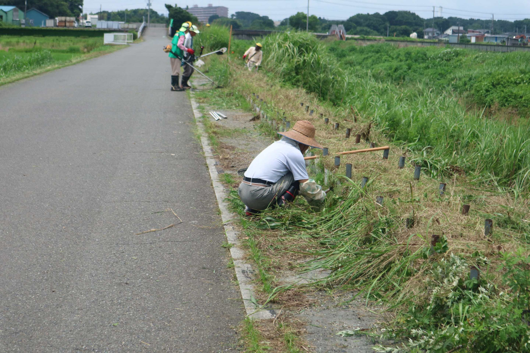 作業中