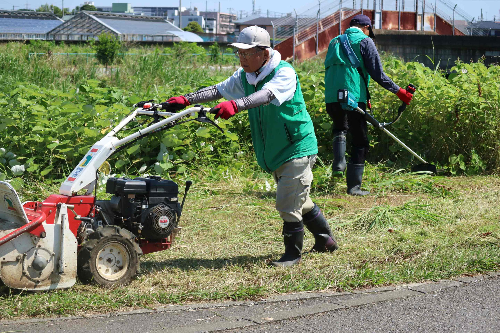 作業中