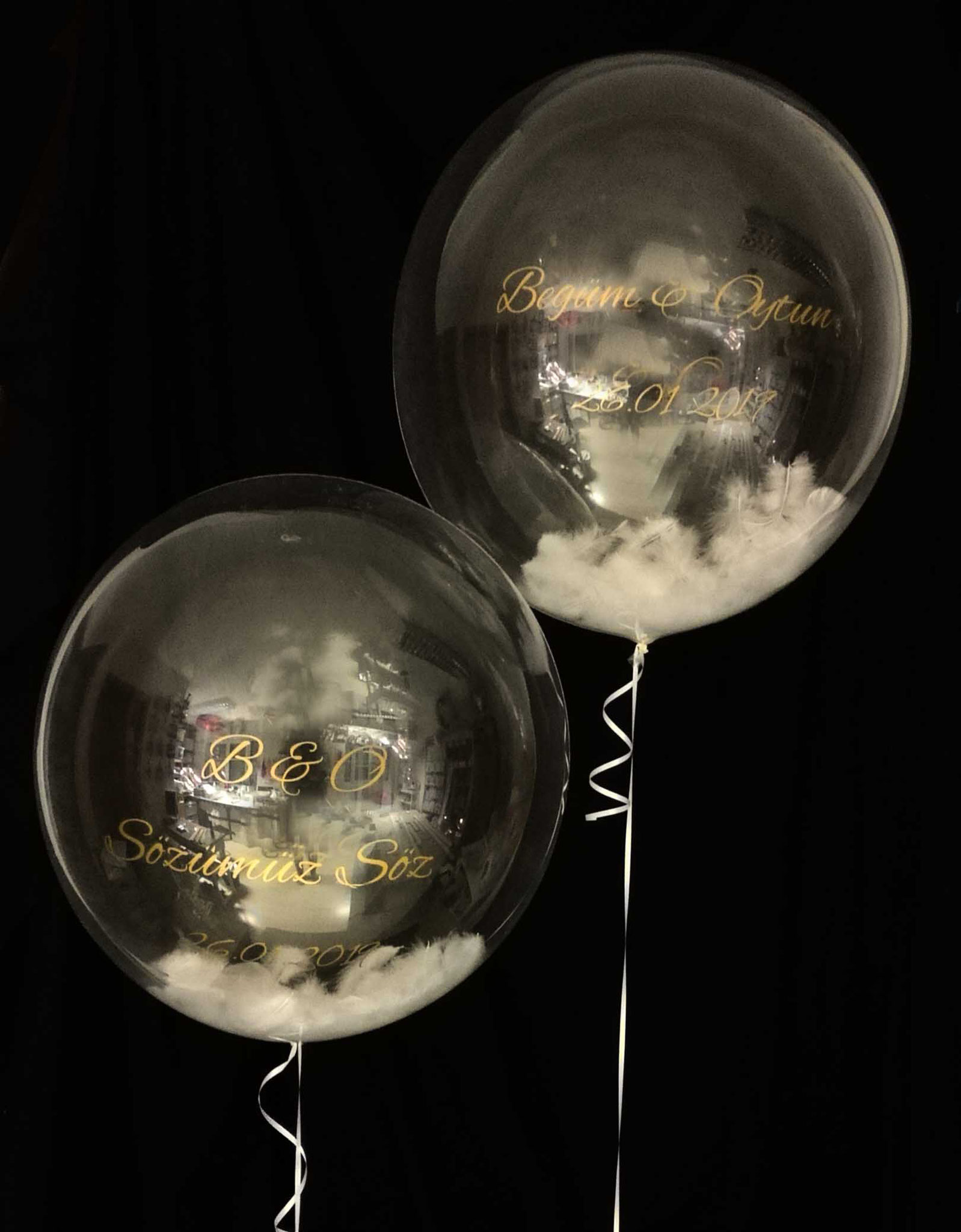 55cm XL Luftballon Rot Helium Bubble Ballon Kugelrund Hochzeit Geschenk NEU 