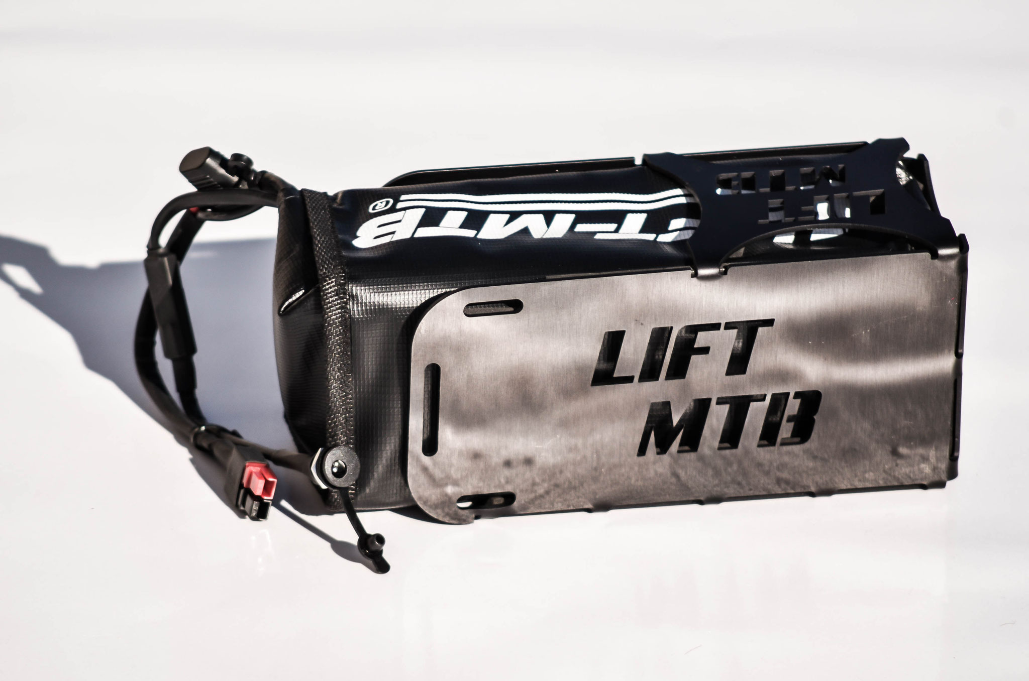 Electric bike battery holder, electric mountain bike LIFTMTB