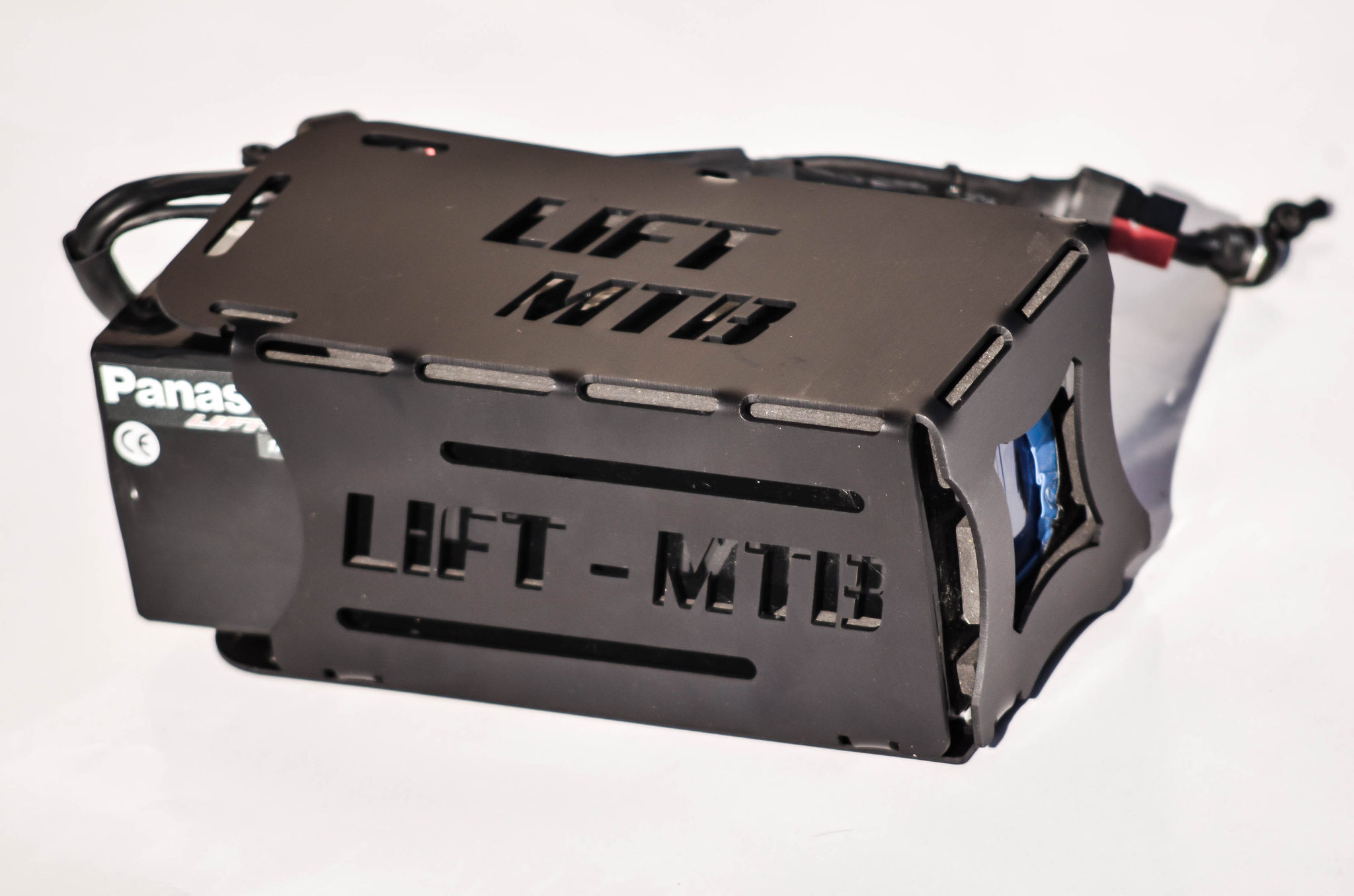 Electric bike battery holder, electric mountain bike LIFTMTB