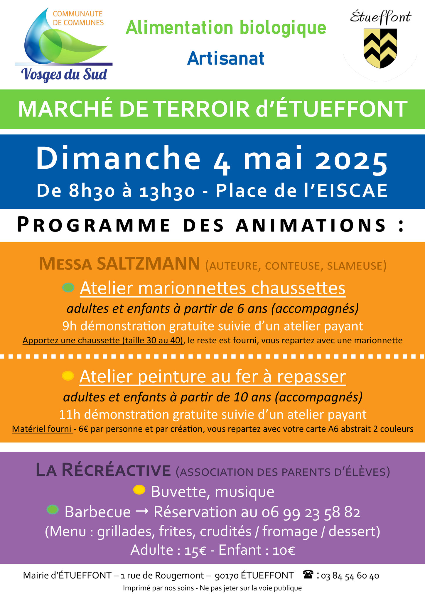 4 mai Etueffont expo et ateliers