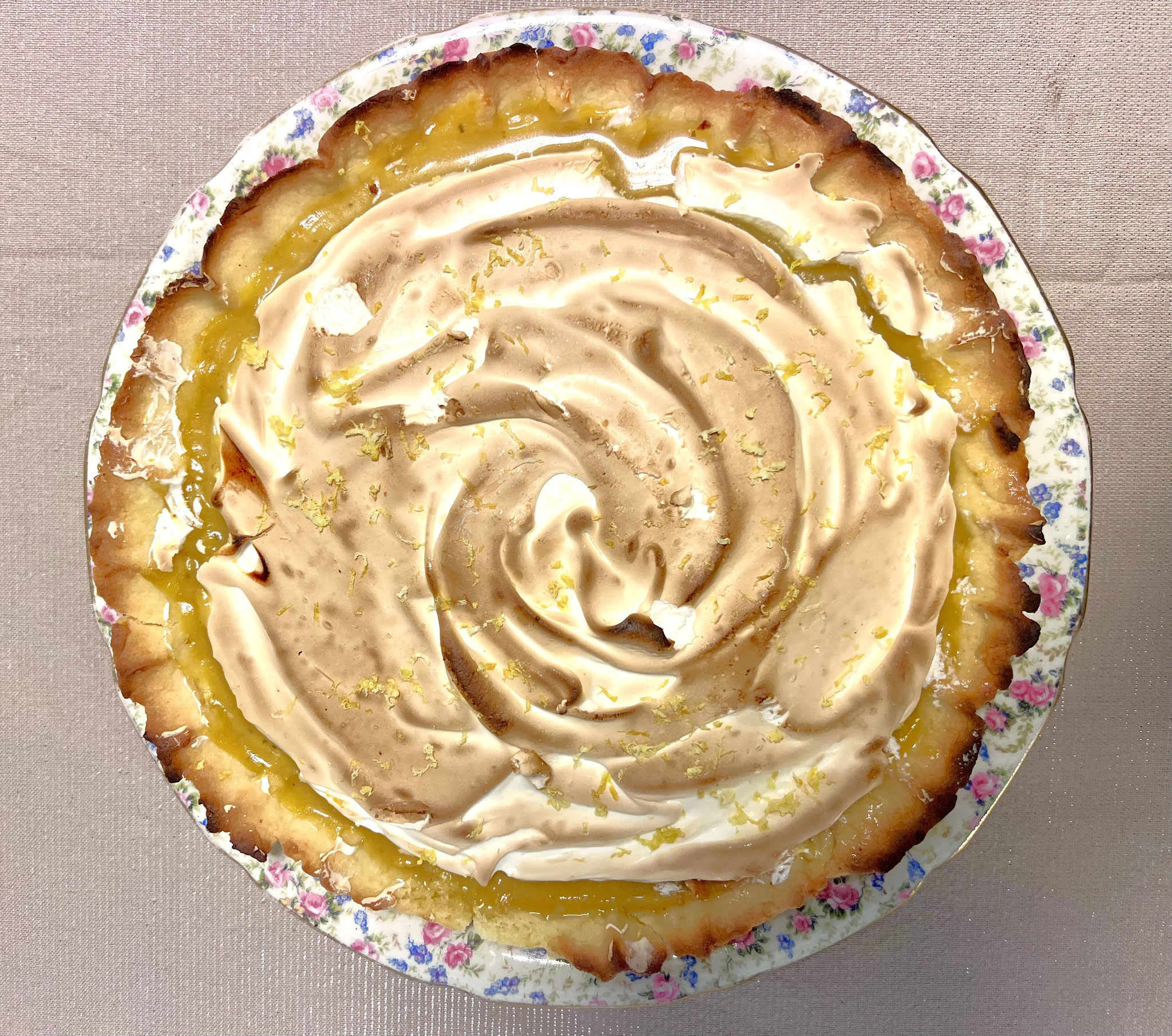Tarte meringuée au citron. Ghislaine.M