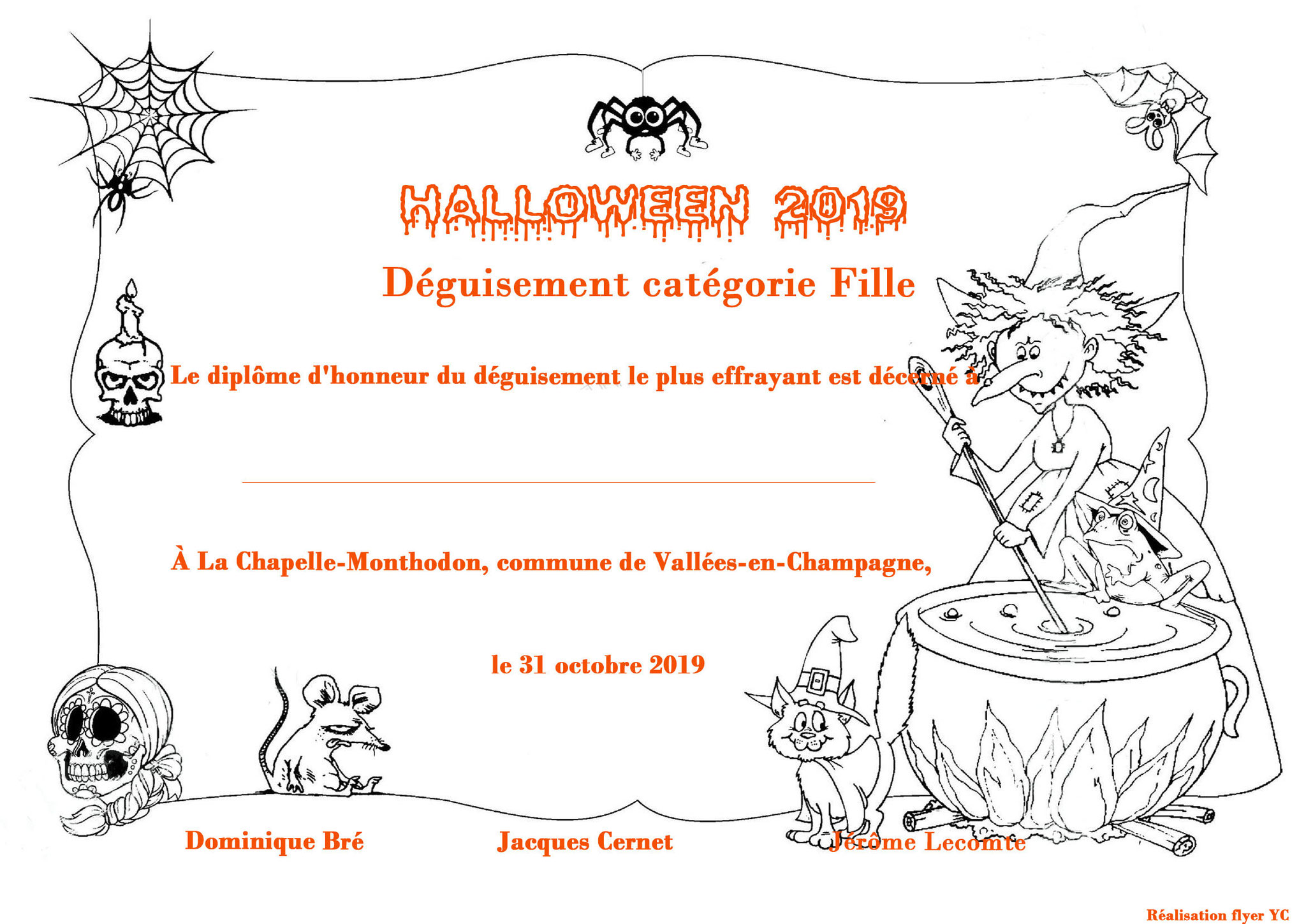 Diplôme prêt à être complété