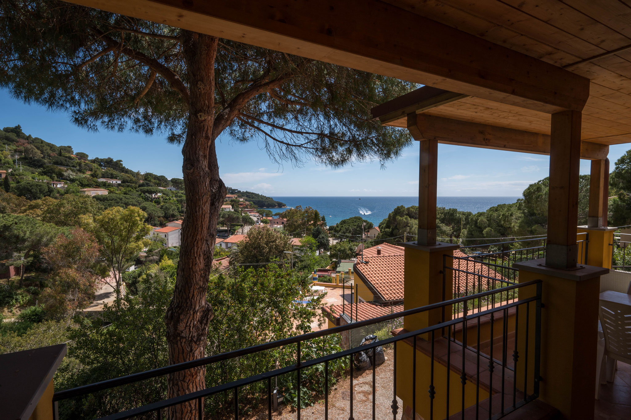 Aussicht von unserem Balkon