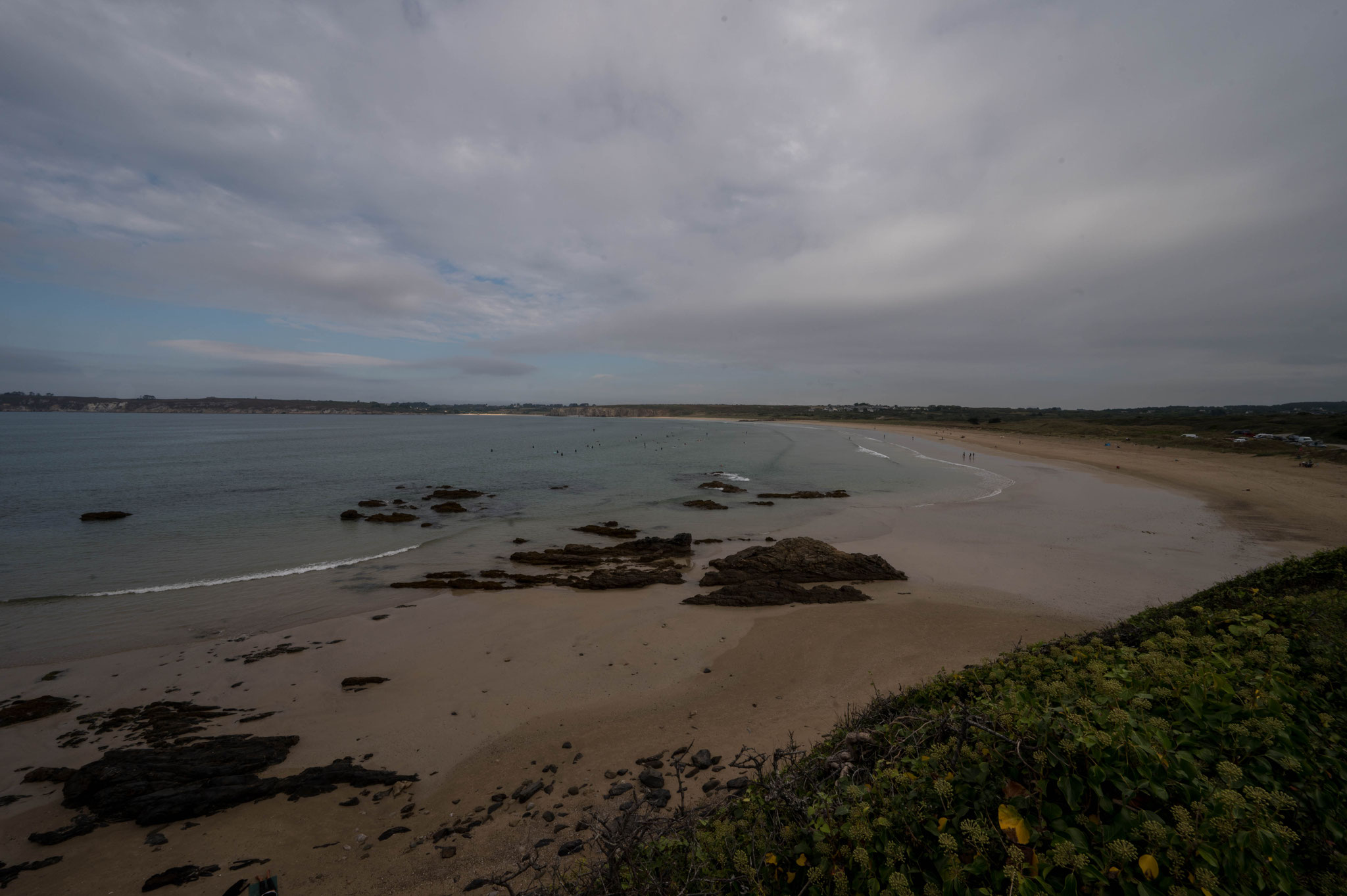 am Plage de Goulien starten wir unsere Wanderun