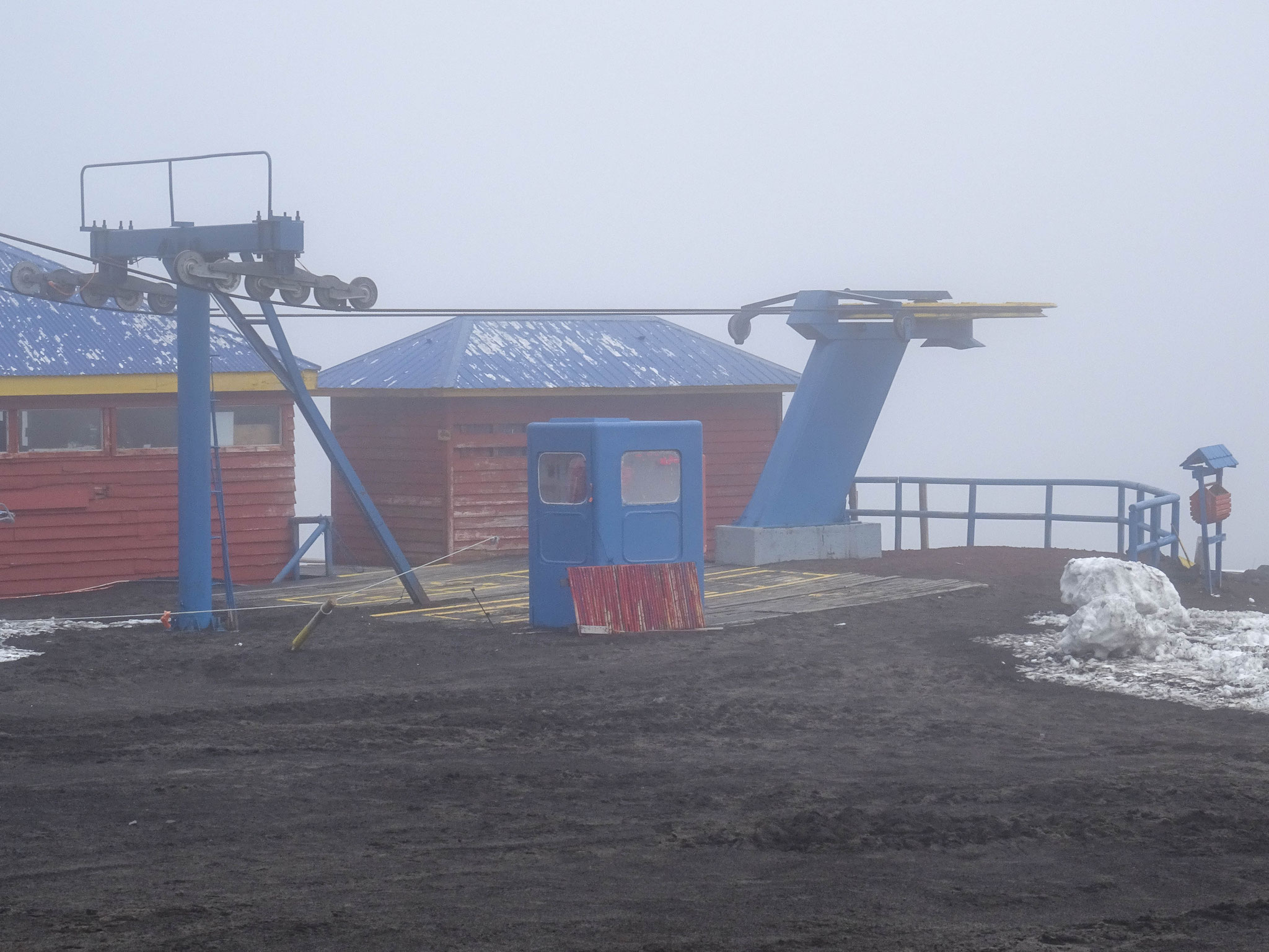 Skigebiet auf dem Vulkan Osorno