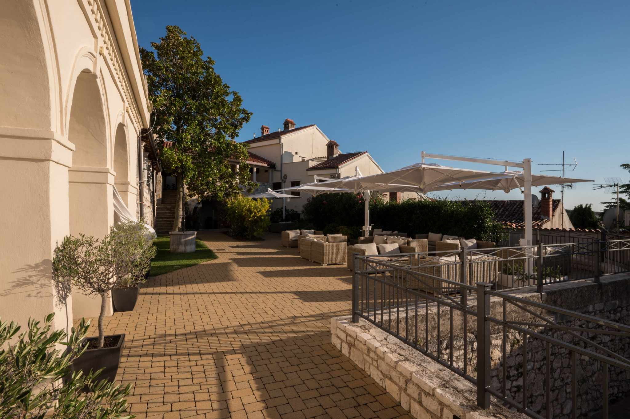 unsere Hotelterrasse