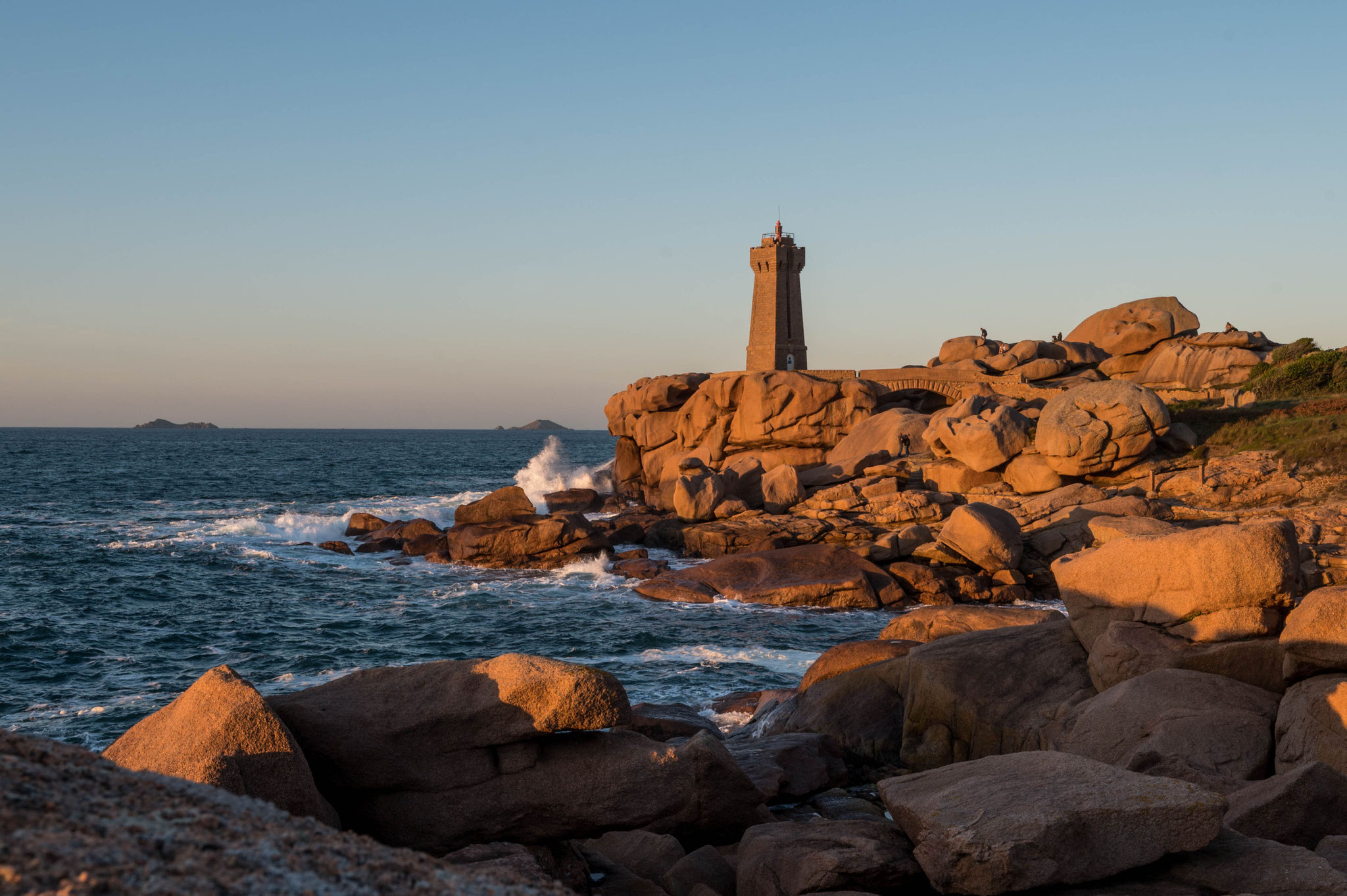 Phare Men Ruz bei Sonnenuntergang