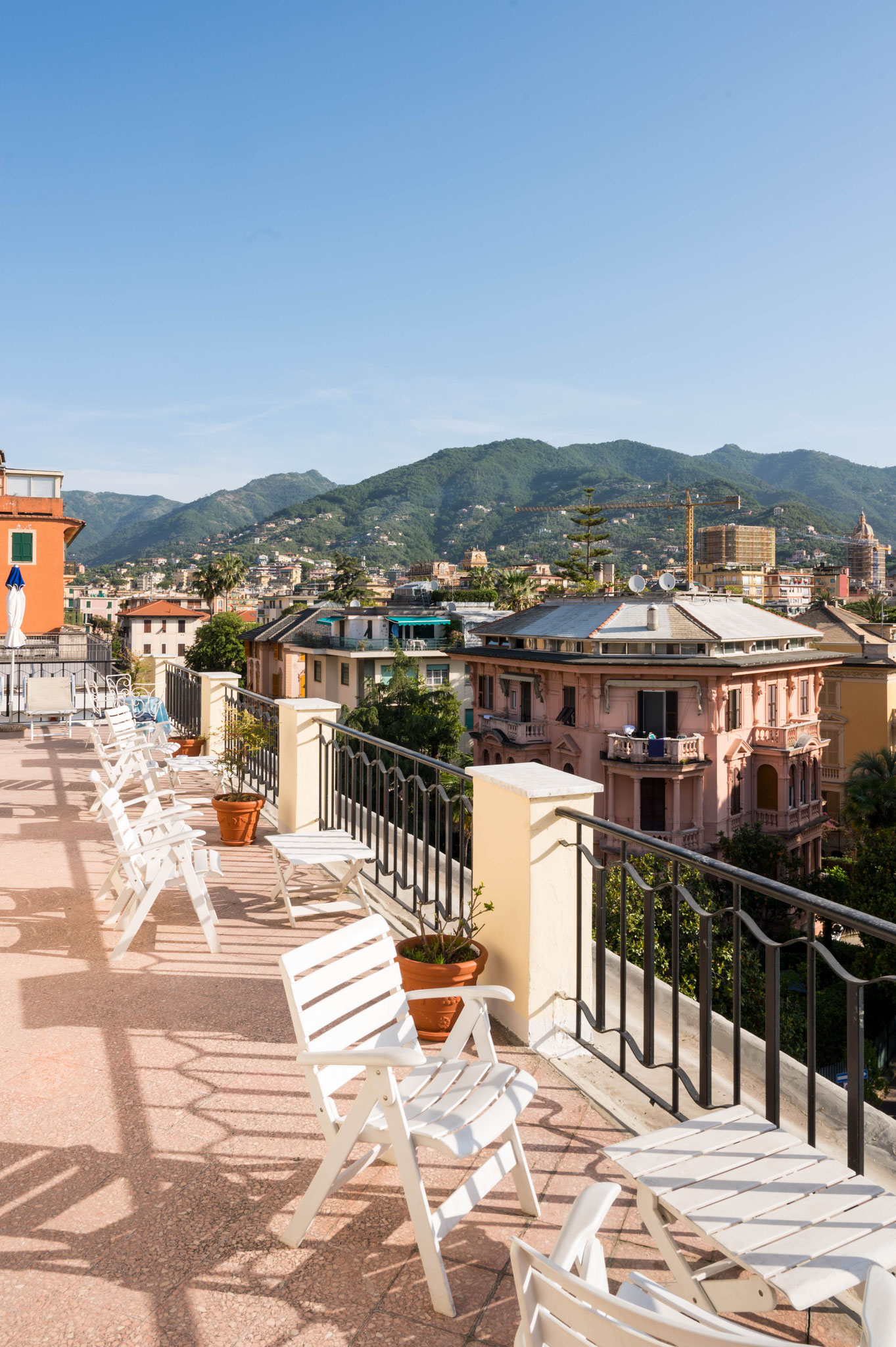 Dachterrasse unseres Hotels