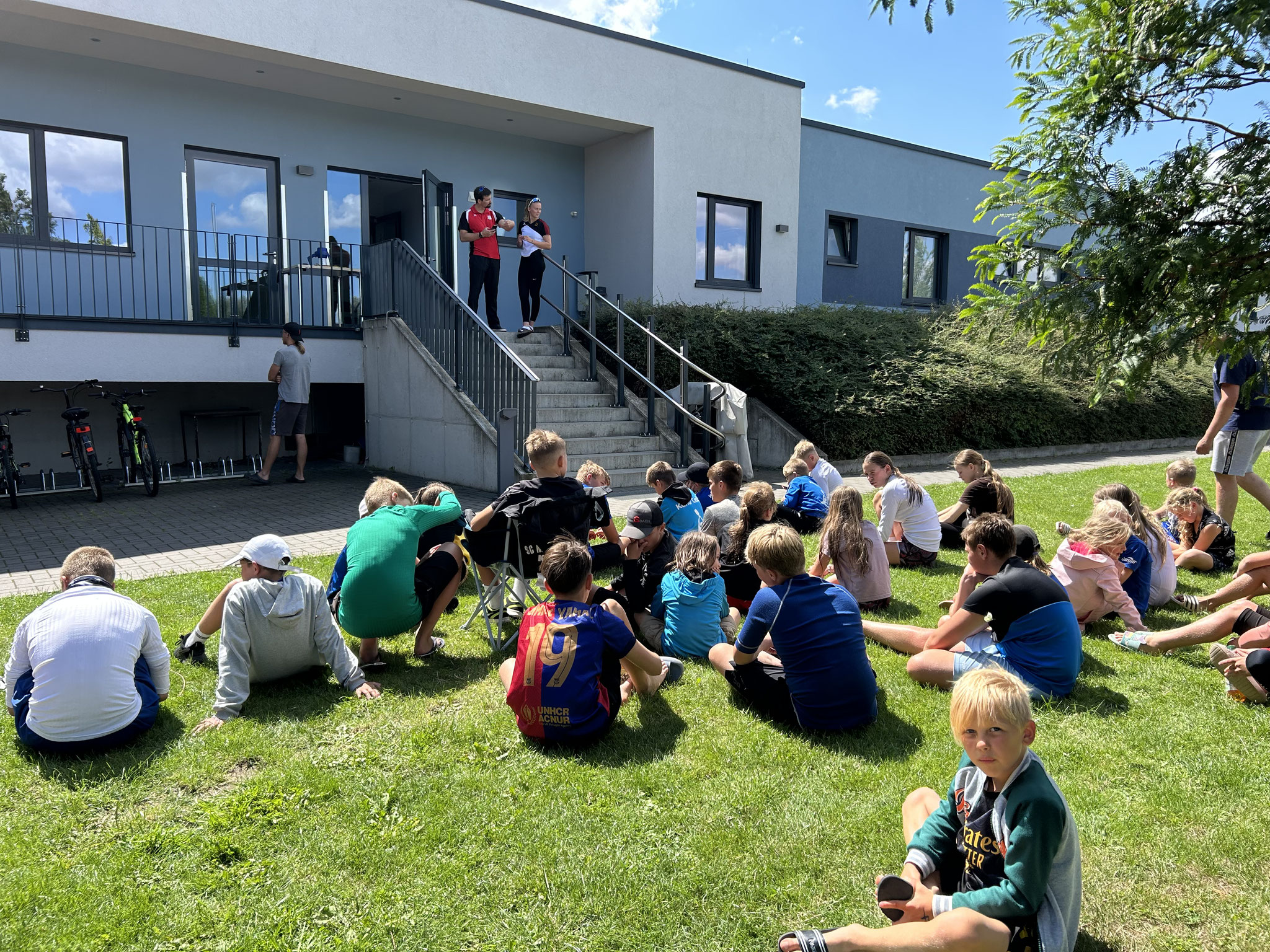 Medaillenübergabe Freundschaftsregatta & Triathlon