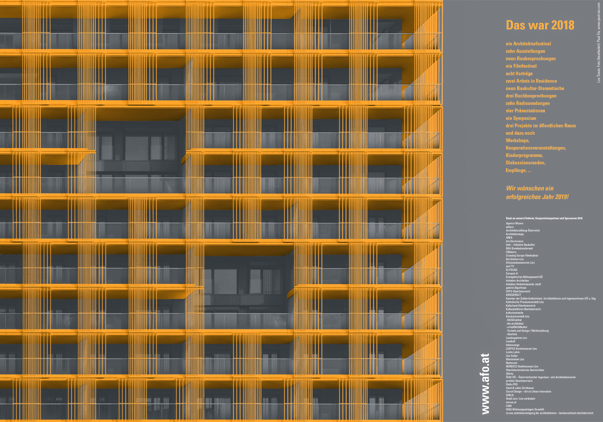 AfO Architekturforum Oberösterreich Posterdesign 