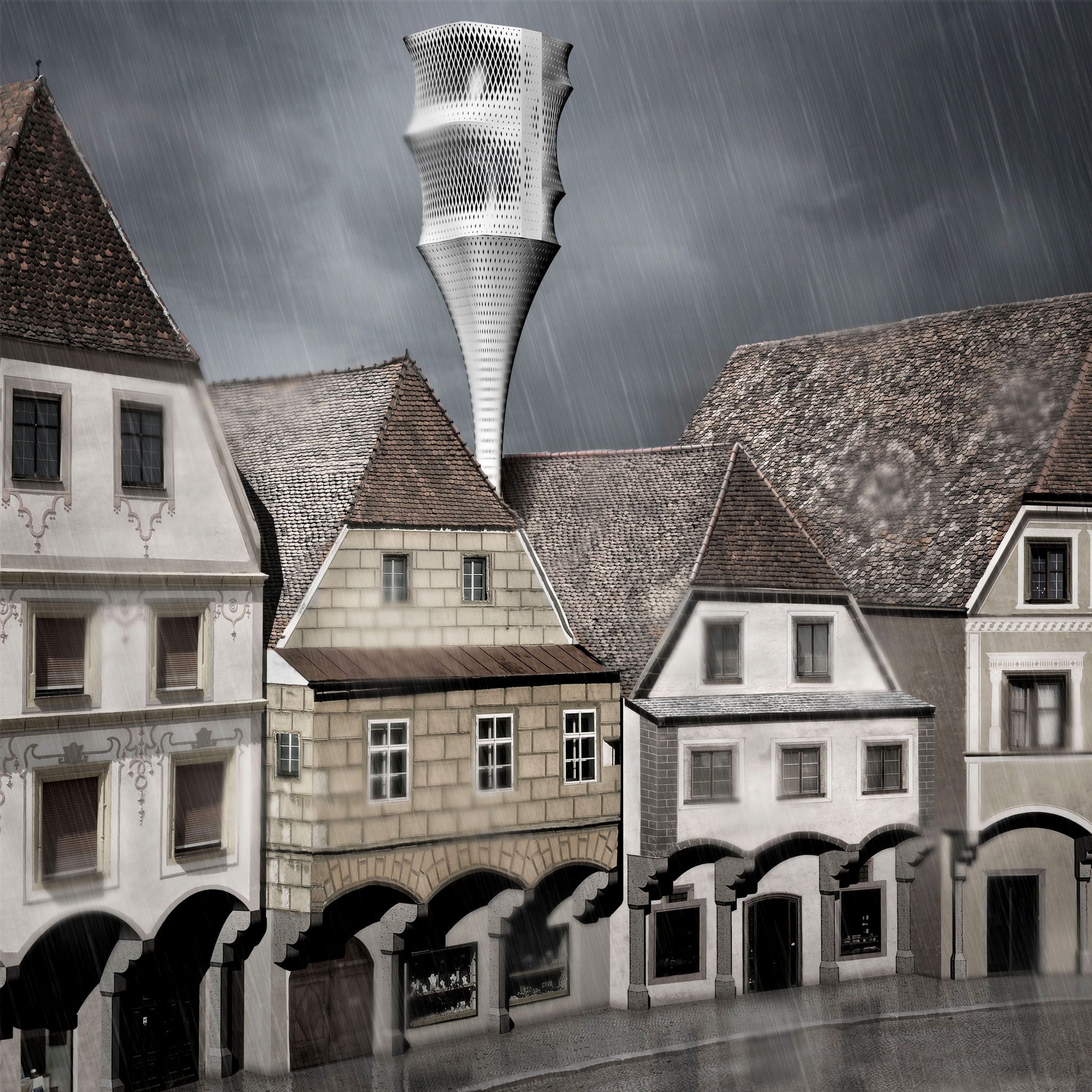 fold-out-house for historic cities competition entry Dezeen Mini Living 