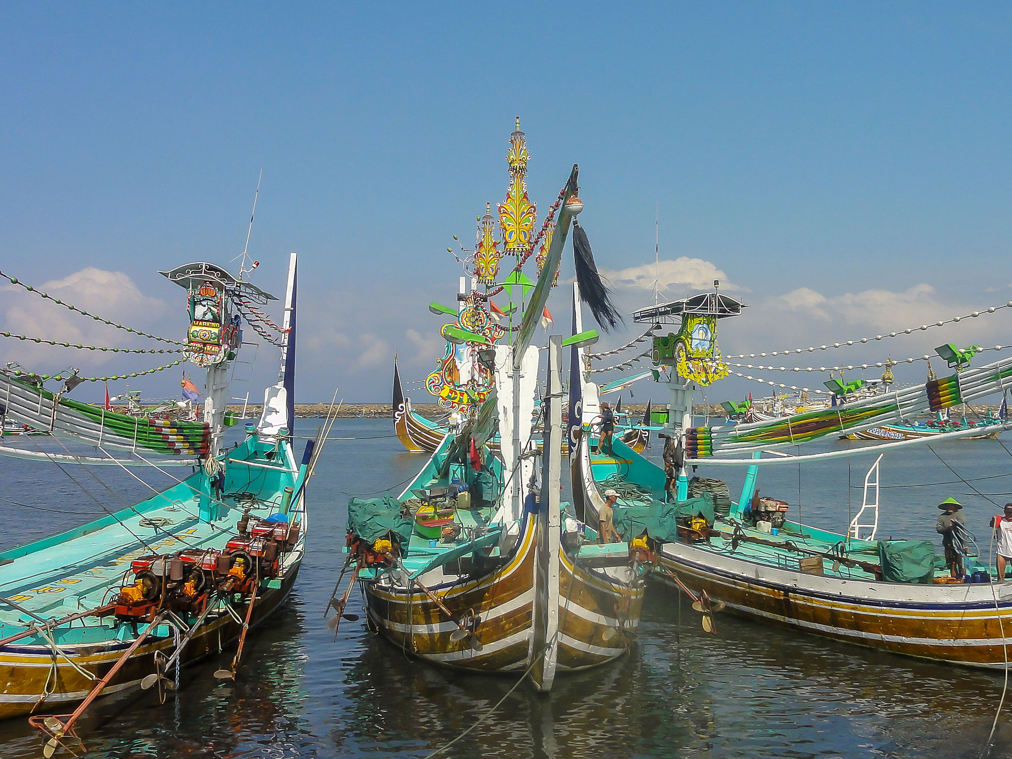 Culture in West Bali, fishing boats