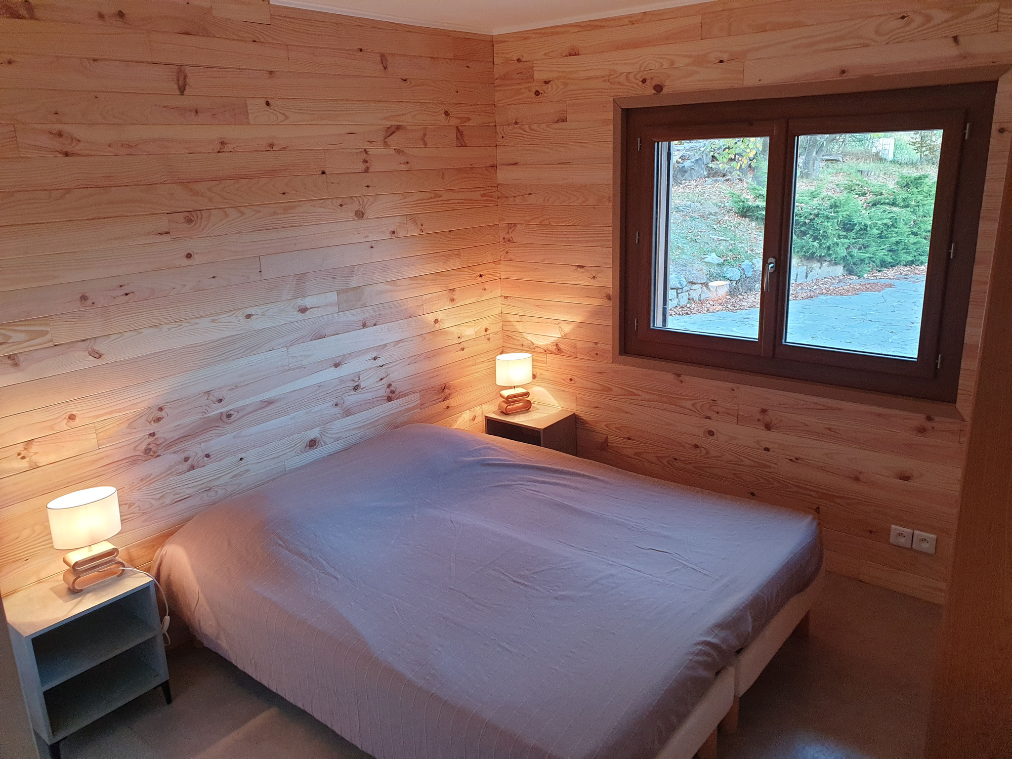 Chambre lits jumeaux [Chalet Aspones]