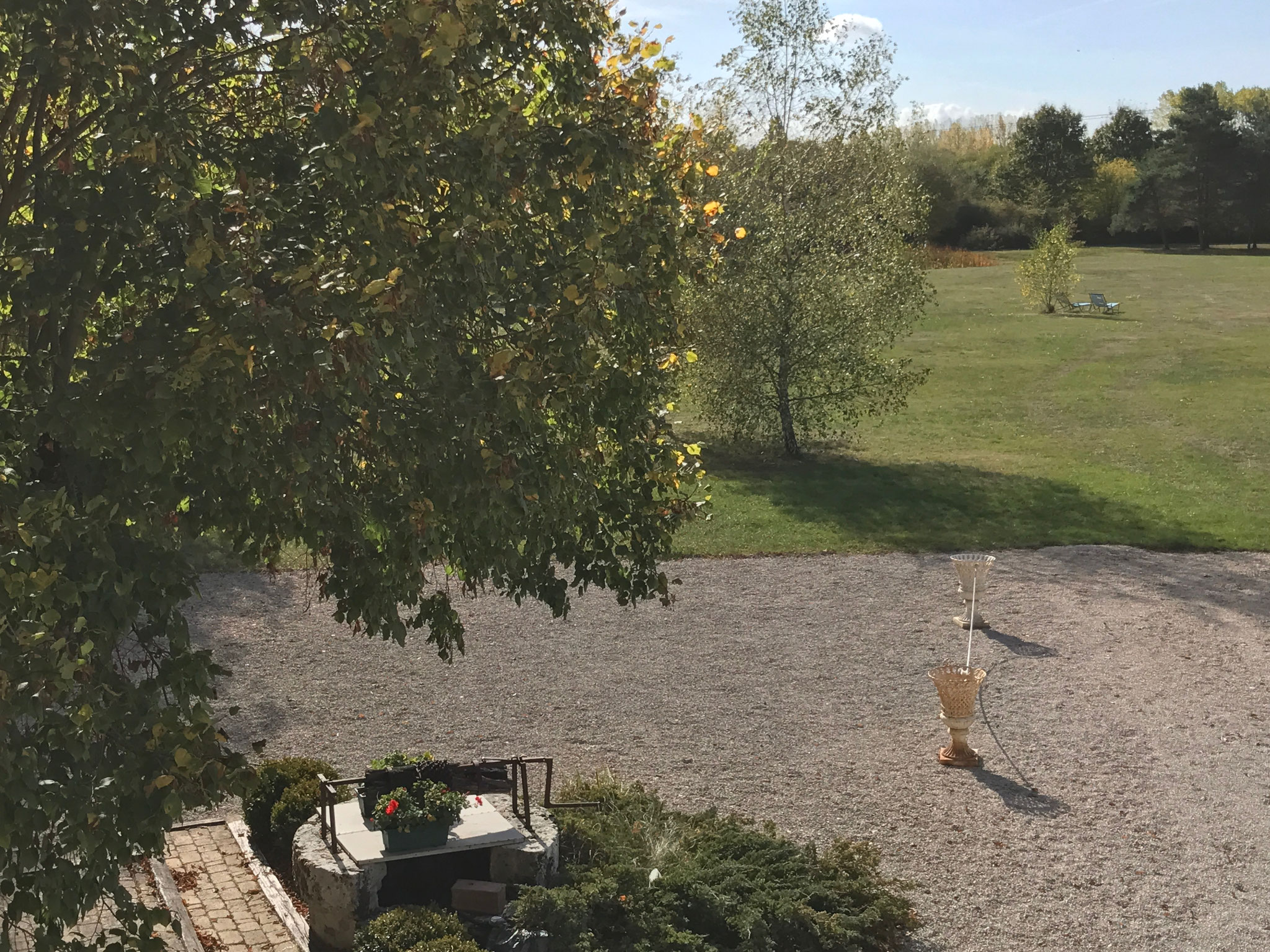 Vue sur le jardin