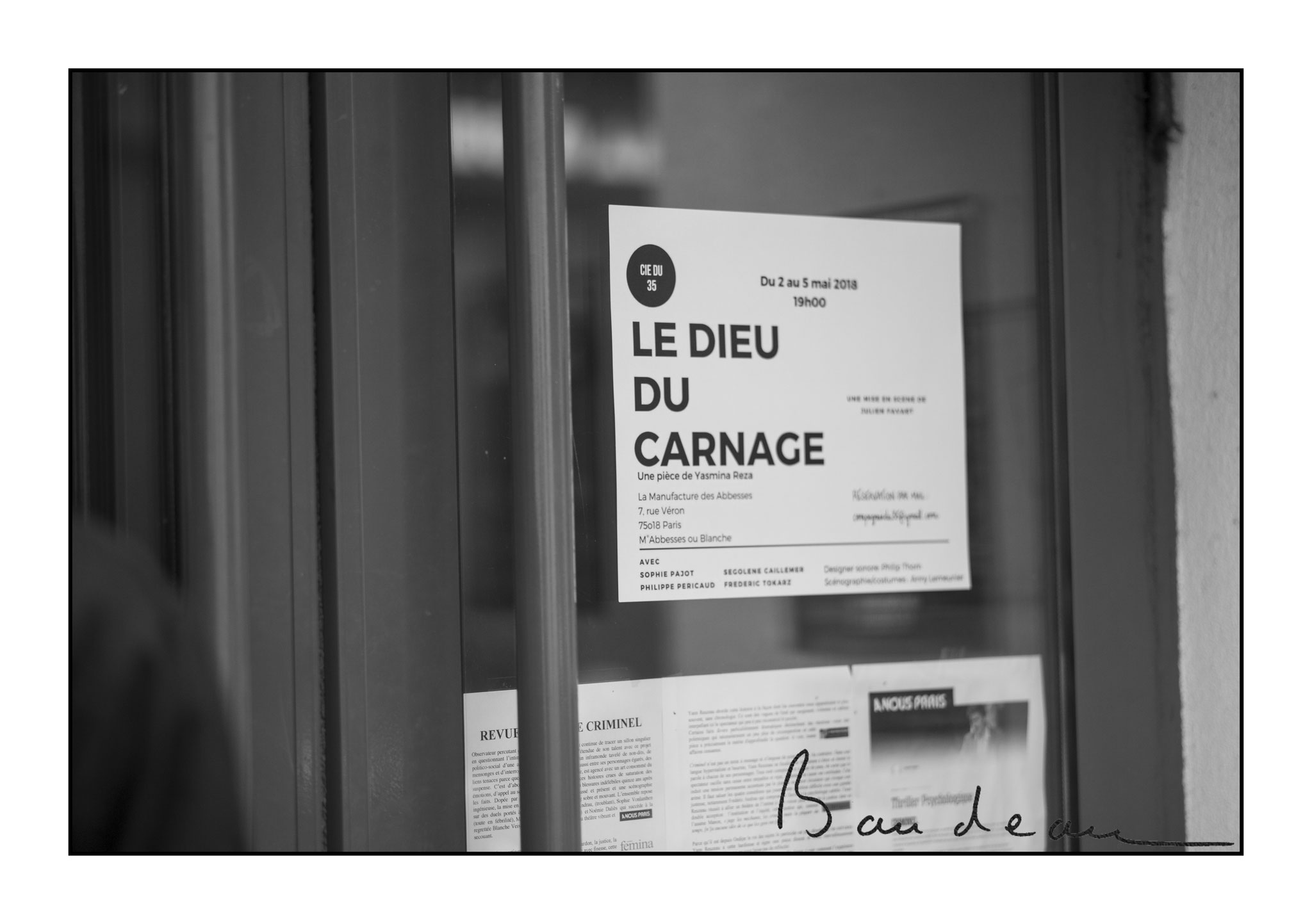 Le Dieu Du Carnage Nombre De Pages Théâtre Le dieu du carnage - baudeau photo Paris